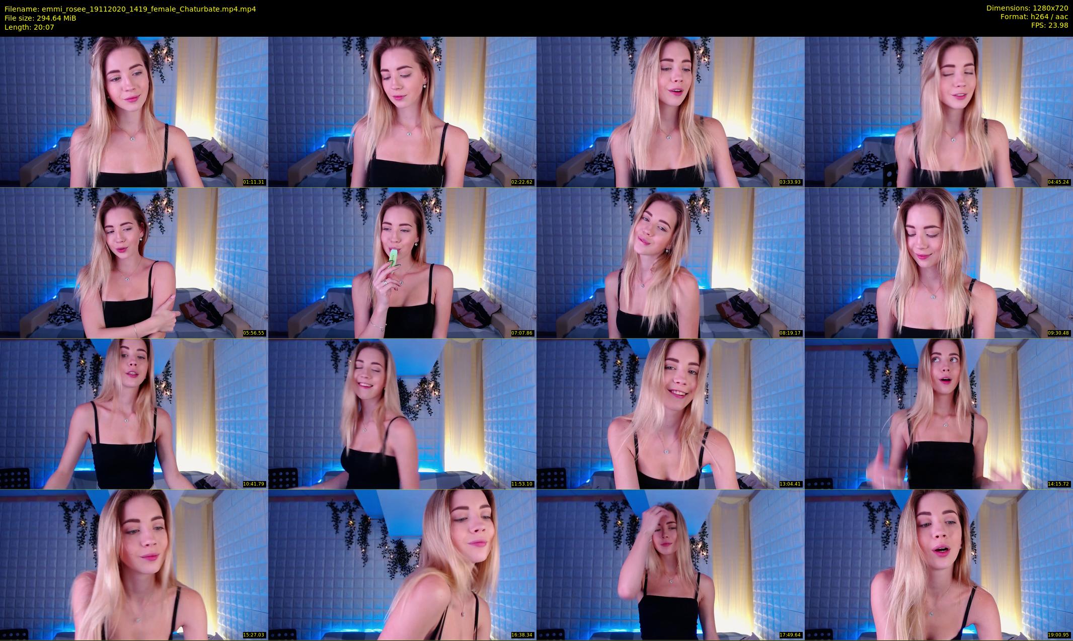 emmi_rosee — 21 minute Chaturbate female cam show recording, 720p, Nov 19, 2020