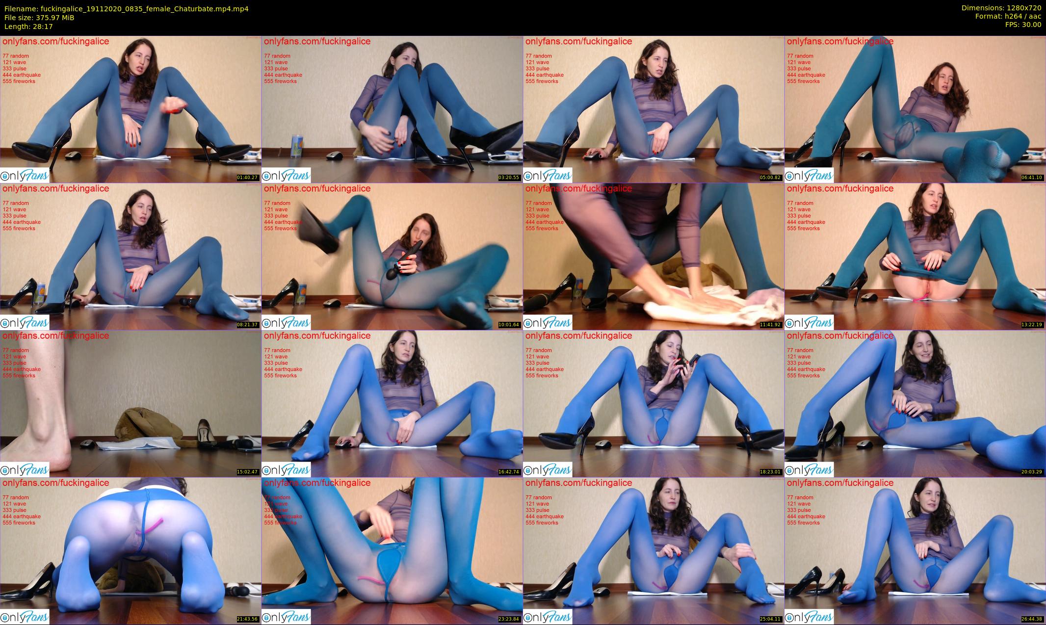 fuckingalice — 29 minute Chaturbate female cam show recording, 720p, Nov 19, 2020