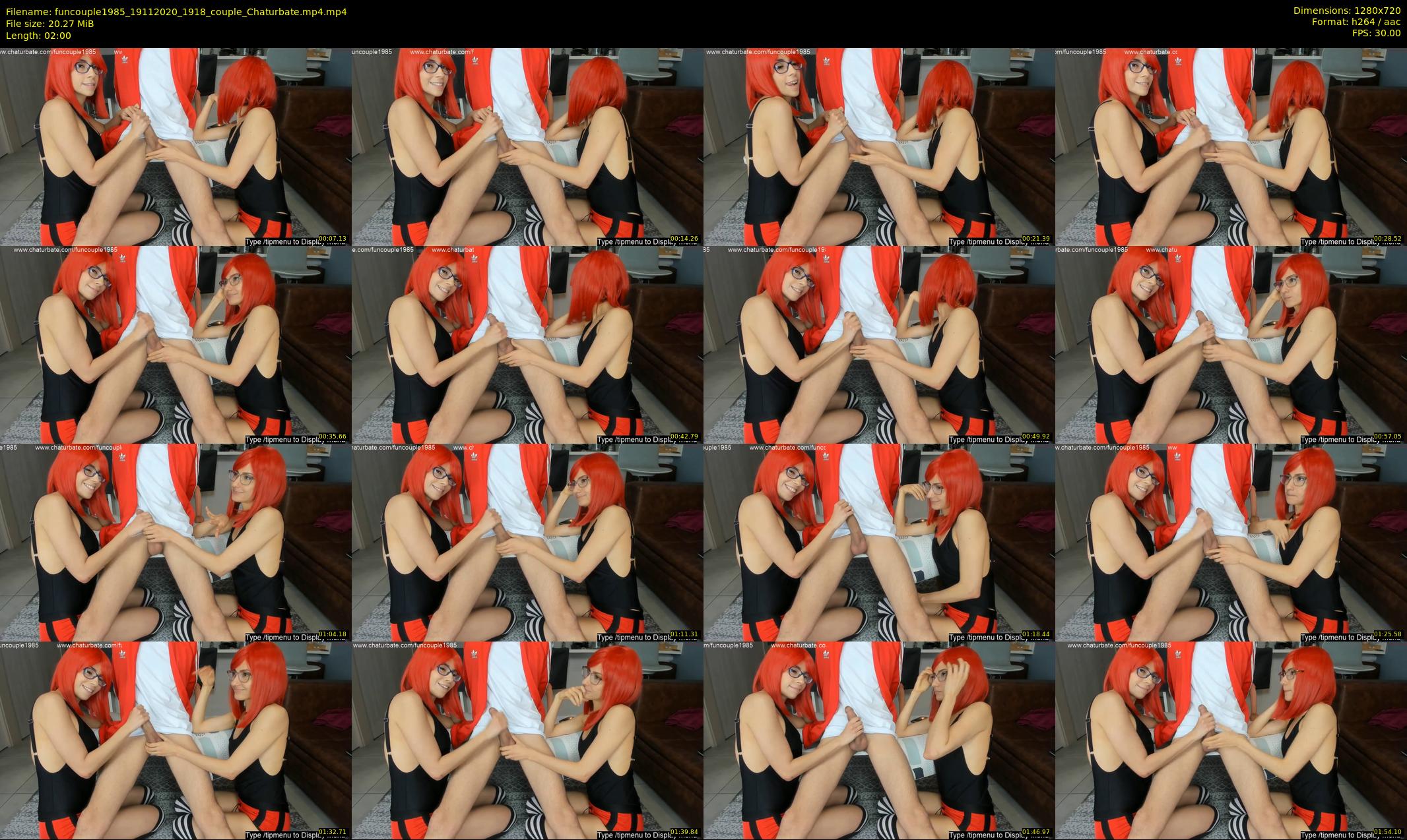 funcouple1985 — 2 minute Chaturbate couple cam show recording, 720p, Nov 19, 2020