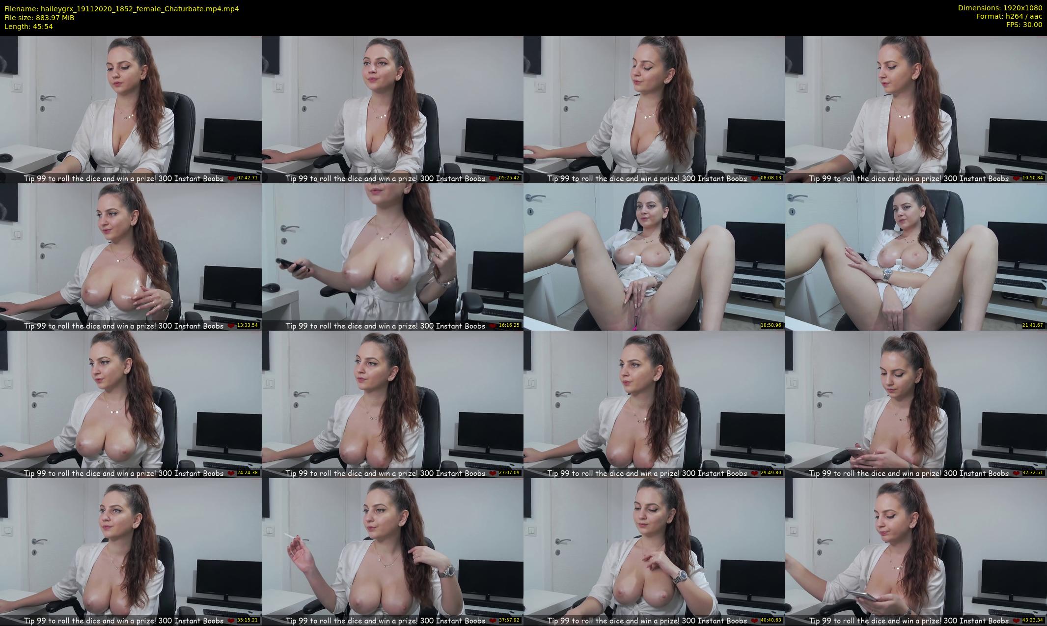 haileygrx — 46 minute Chaturbate female cam show recording, 1080p, Nov 19, 2020