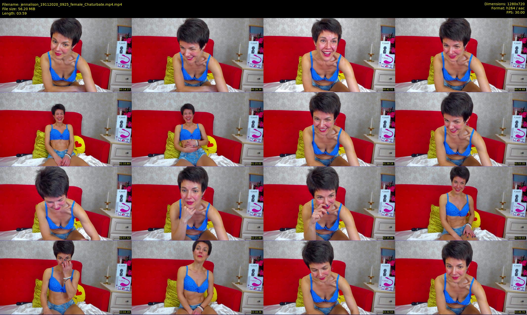 jennalison — 4 minute Chaturbate female cam show recording, 720p, Nov 19, 2020