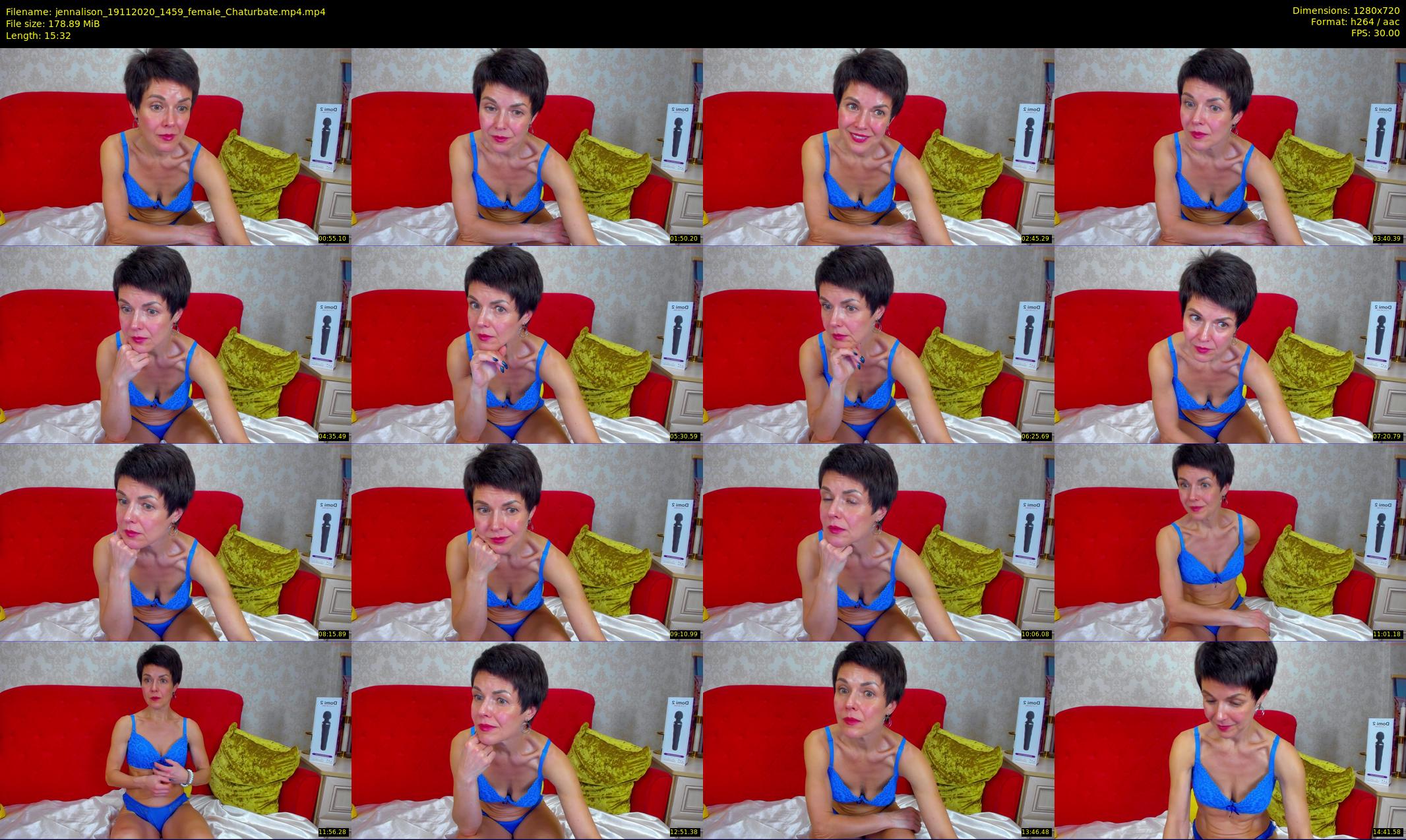 jennalison — 16 minute Chaturbate female cam show recording, 720p, Nov 19, 2020