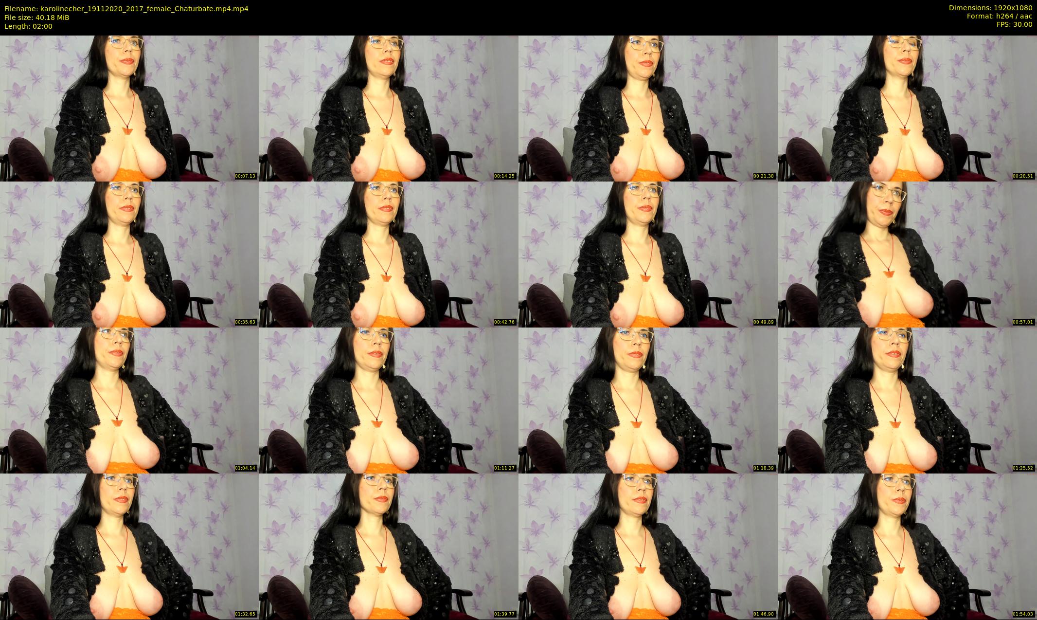 karolinecher — 2 minute Chaturbate female cam show recording, 1080p, Nov 19, 2020