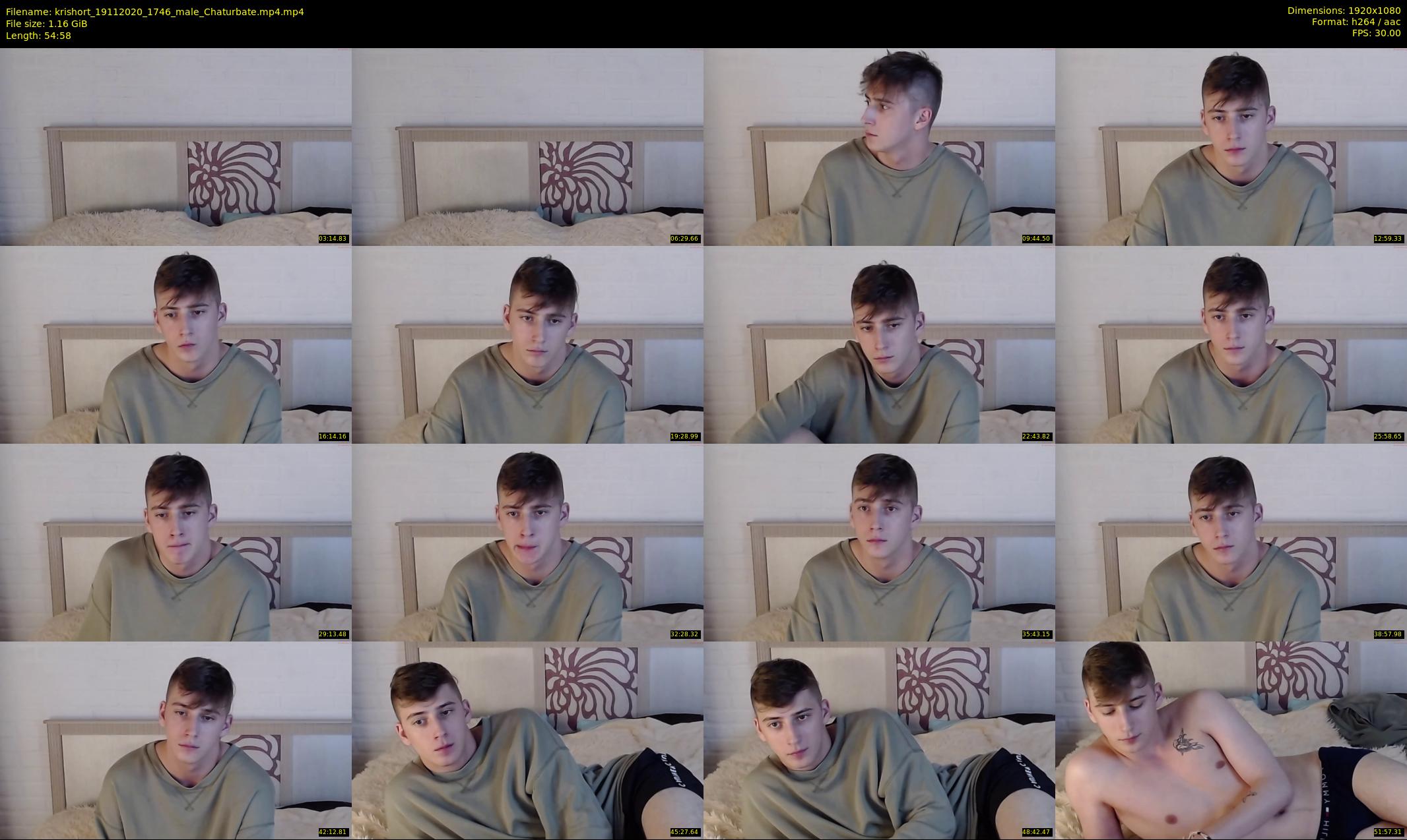 krishort — 55 minute Chaturbate male cam show recording, 1080p, Nov 19, 2020