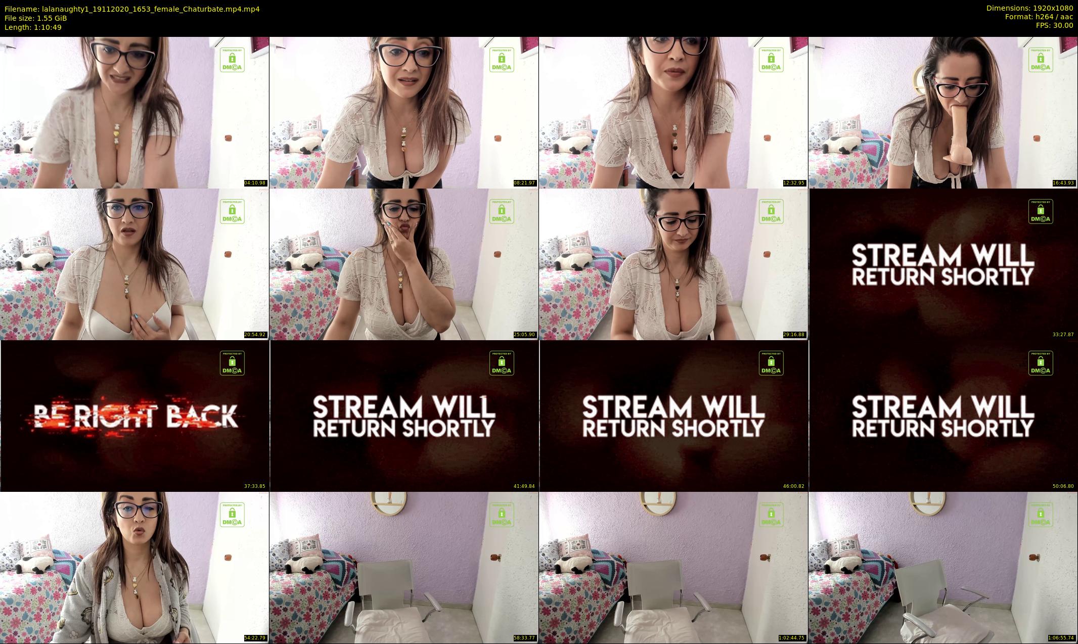 lalanaughty1 — 71 minute Chaturbate female cam show recording, 1080p, Nov 19, 2020