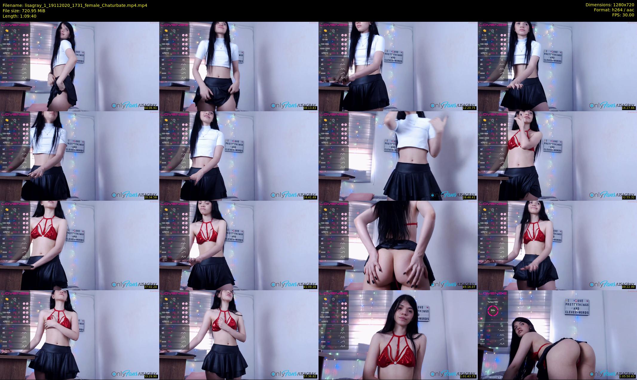 lisagray_1 — 70 minute Chaturbate female cam show recording, 720p, Nov 19, 2020