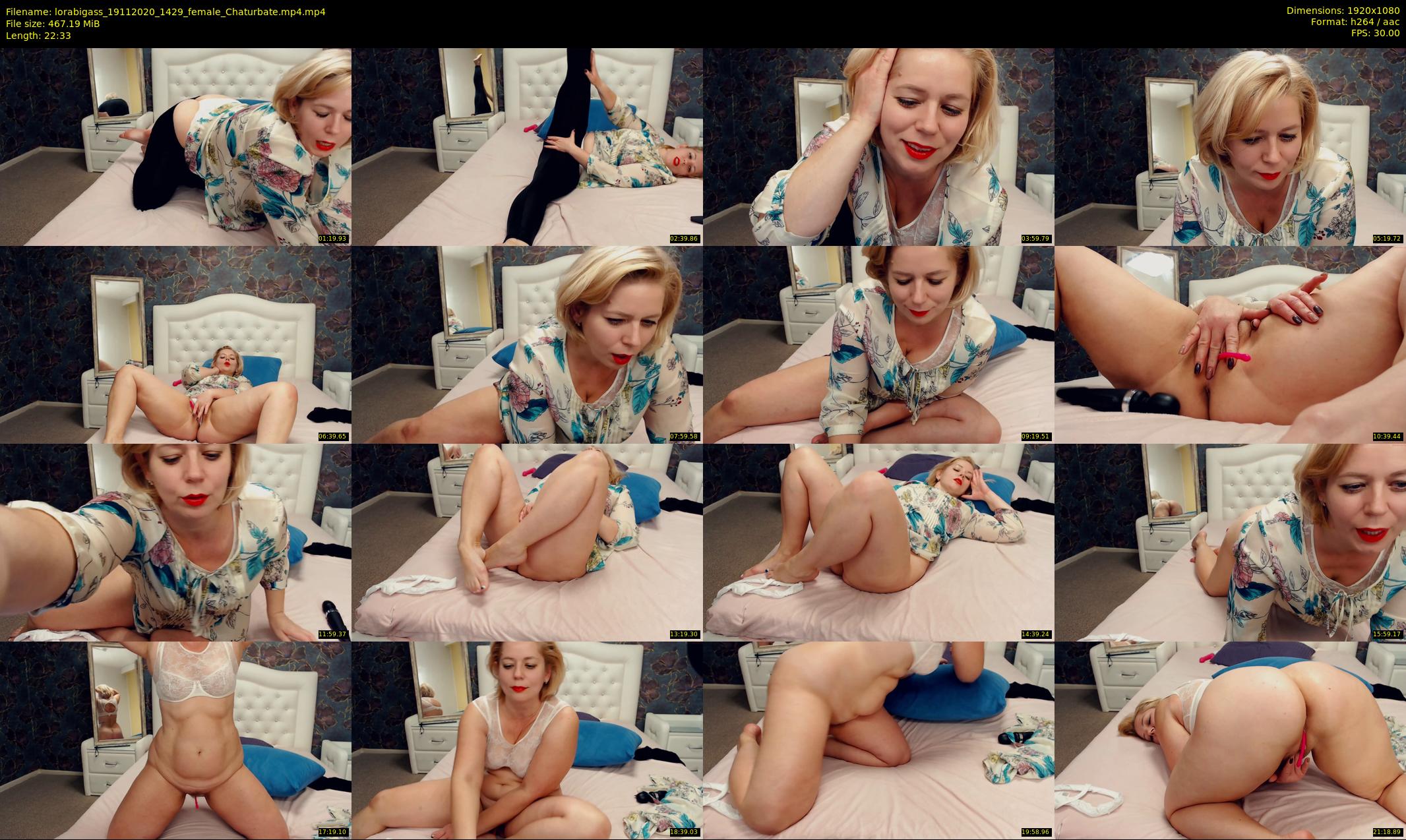lorabigass — 23 minute Chaturbate female cam show recording, 1080p, Nov 19, 2020