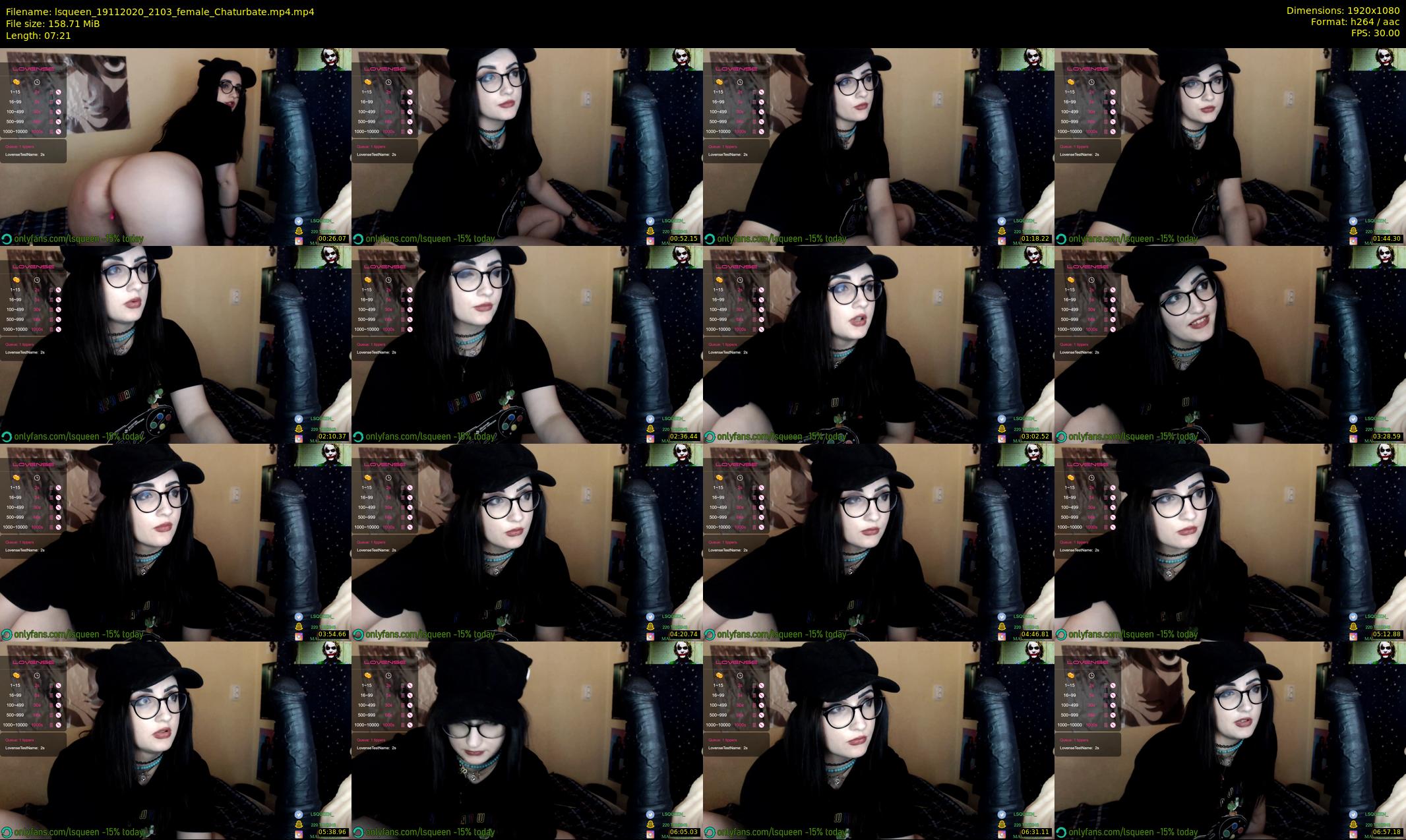 lsqueen — 8 minute Chaturbate female cam show recording, 1080p, Nov 19, 2020