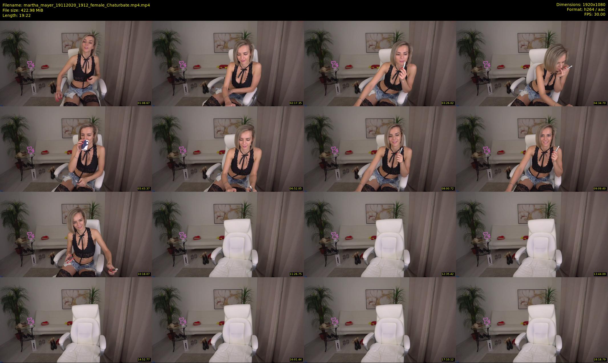 martha_mayer — 20 minute Chaturbate female cam show recording, 1080p, Nov 19, 2020