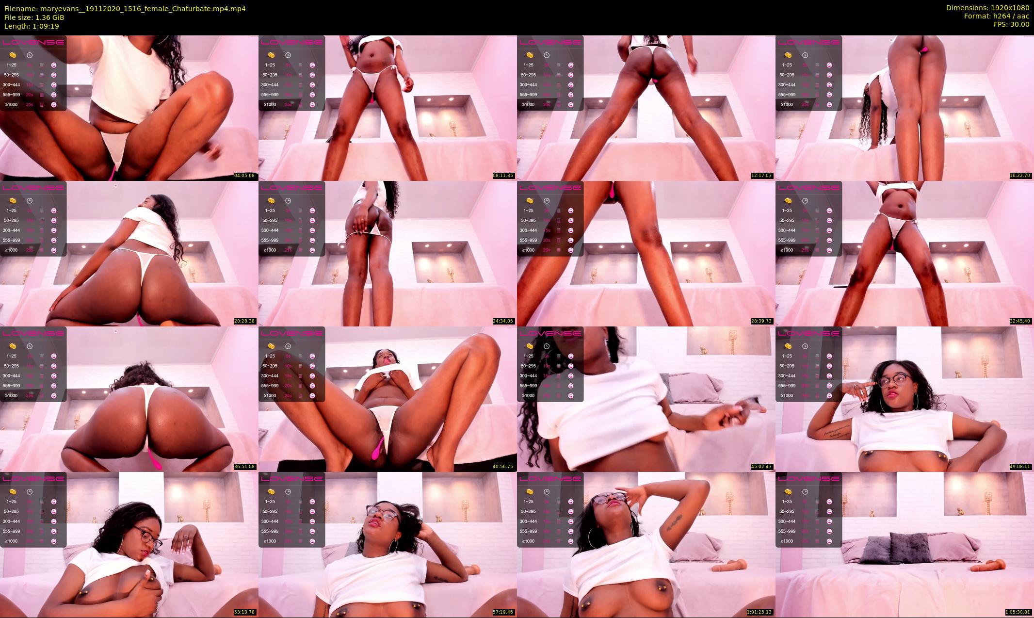maryevans_ — 70 minute Chaturbate female cam show recording, 1080p, Nov 19, 2020