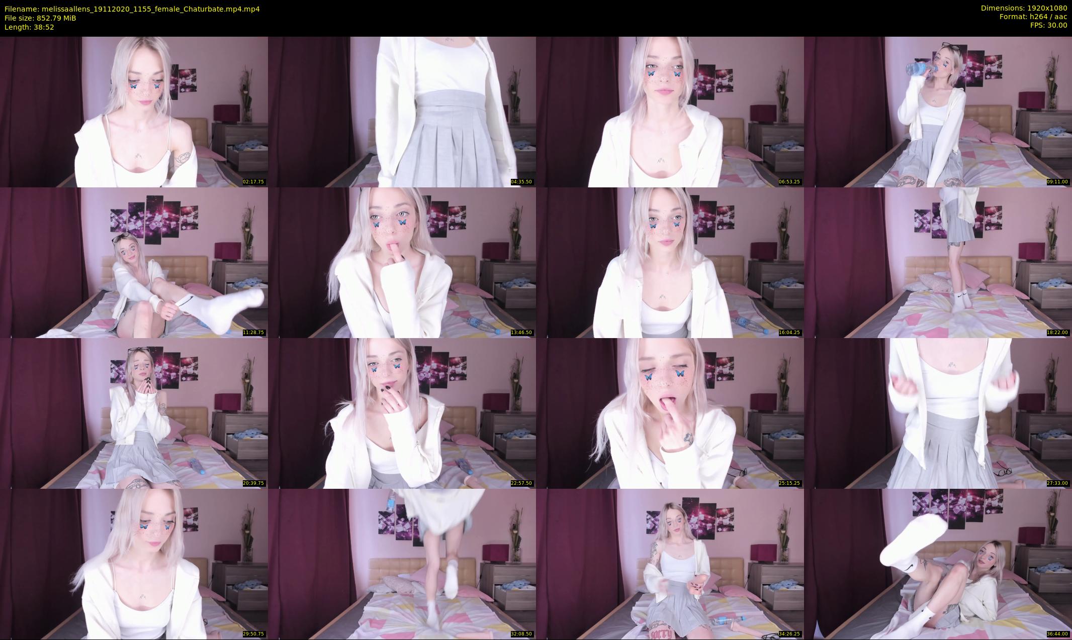 melissaallens — 39 minute Chaturbate female cam show recording, 1080p, Nov 19, 2020