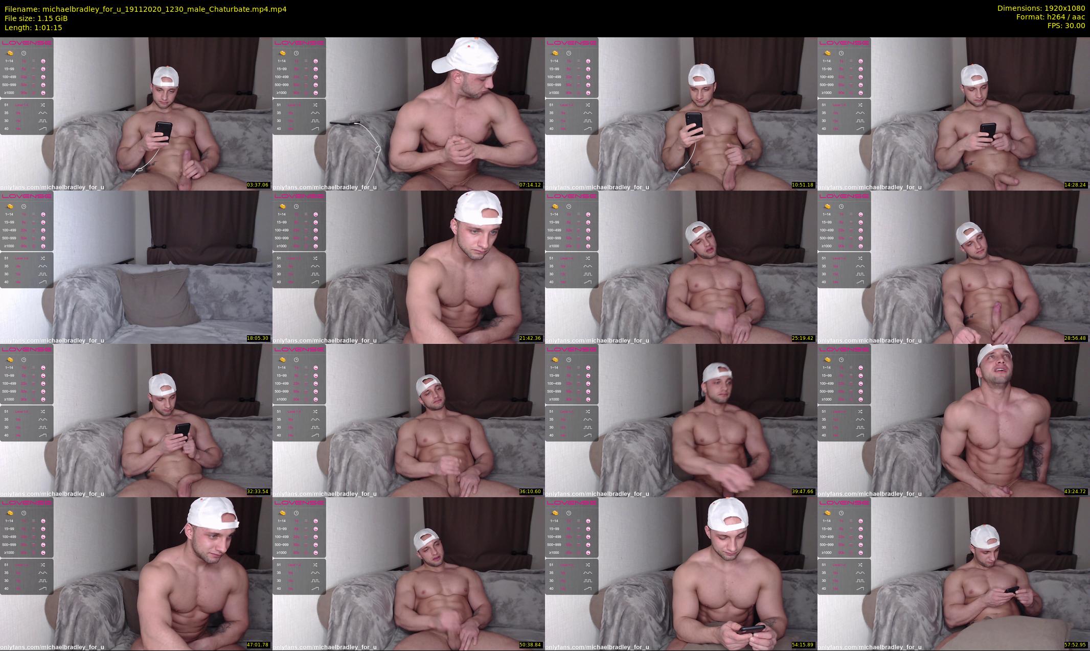 michaelbradley_for_u — 62 minute Chaturbate male cam show recording, 1080p, Nov 19, 2020
