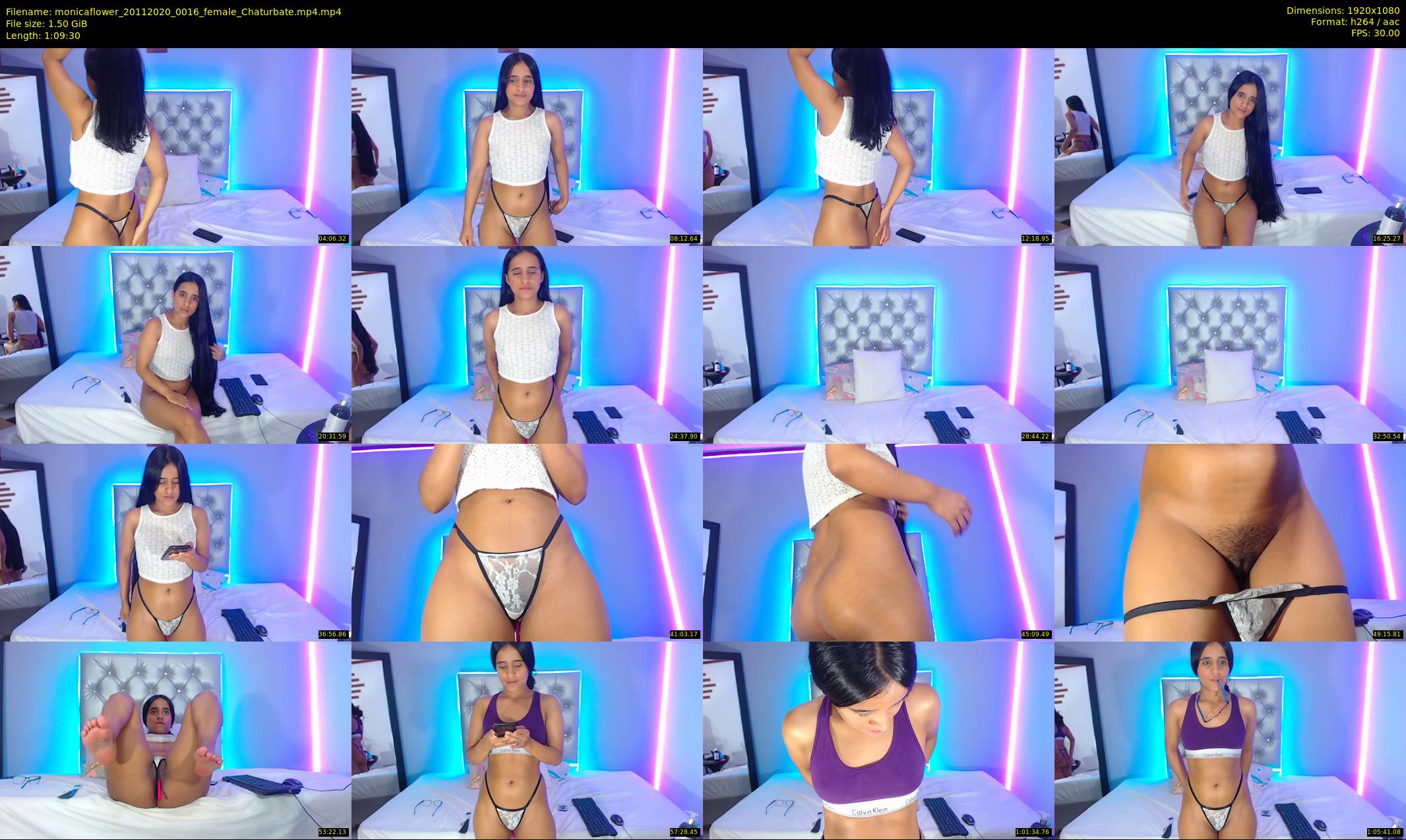 monicaflower — 70 minute Chaturbate female cam show recording, 1080p, Nov 20, 2020