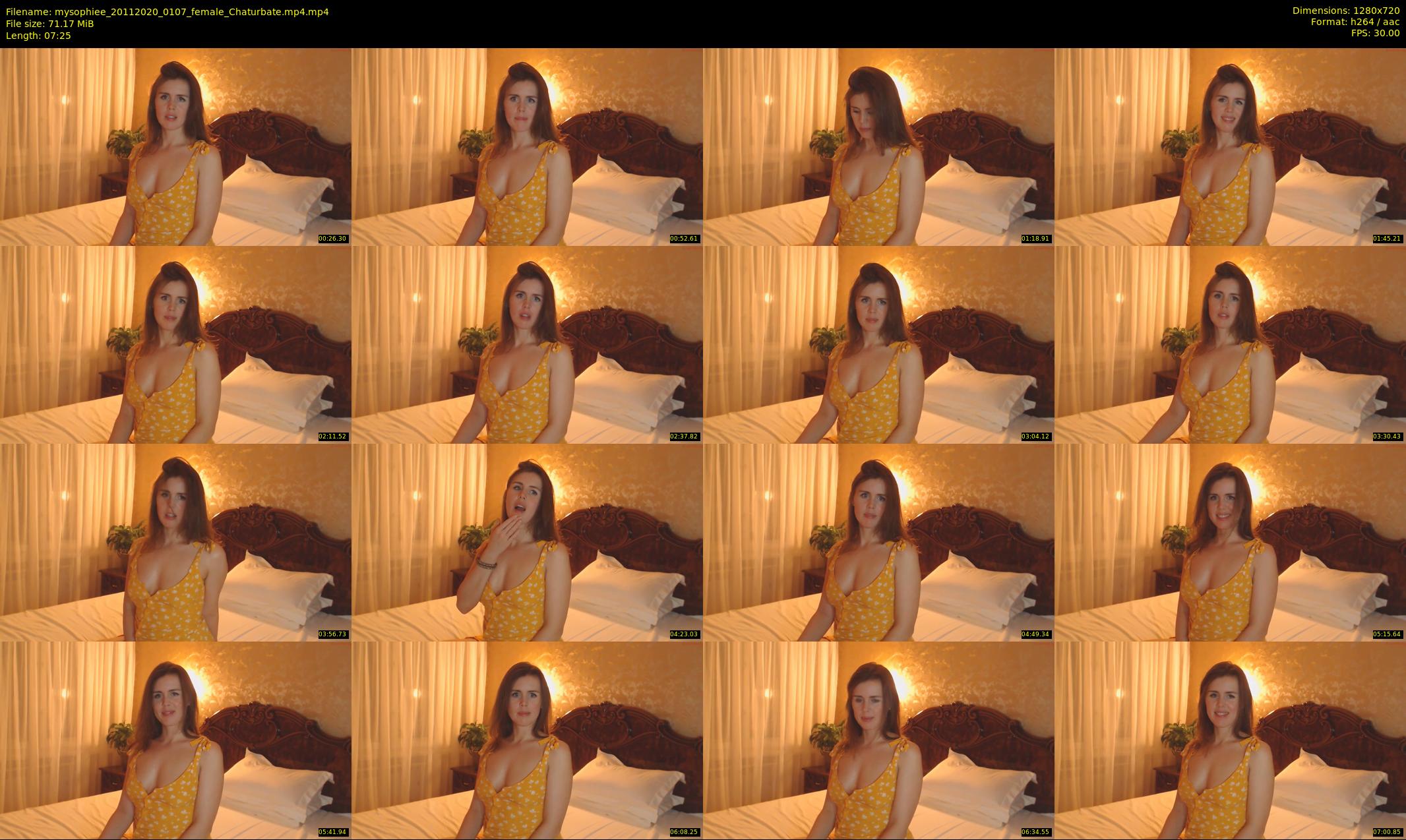 mysophiee — 8 minute Chaturbate female cam show recording, 720p, Nov 20, 2020