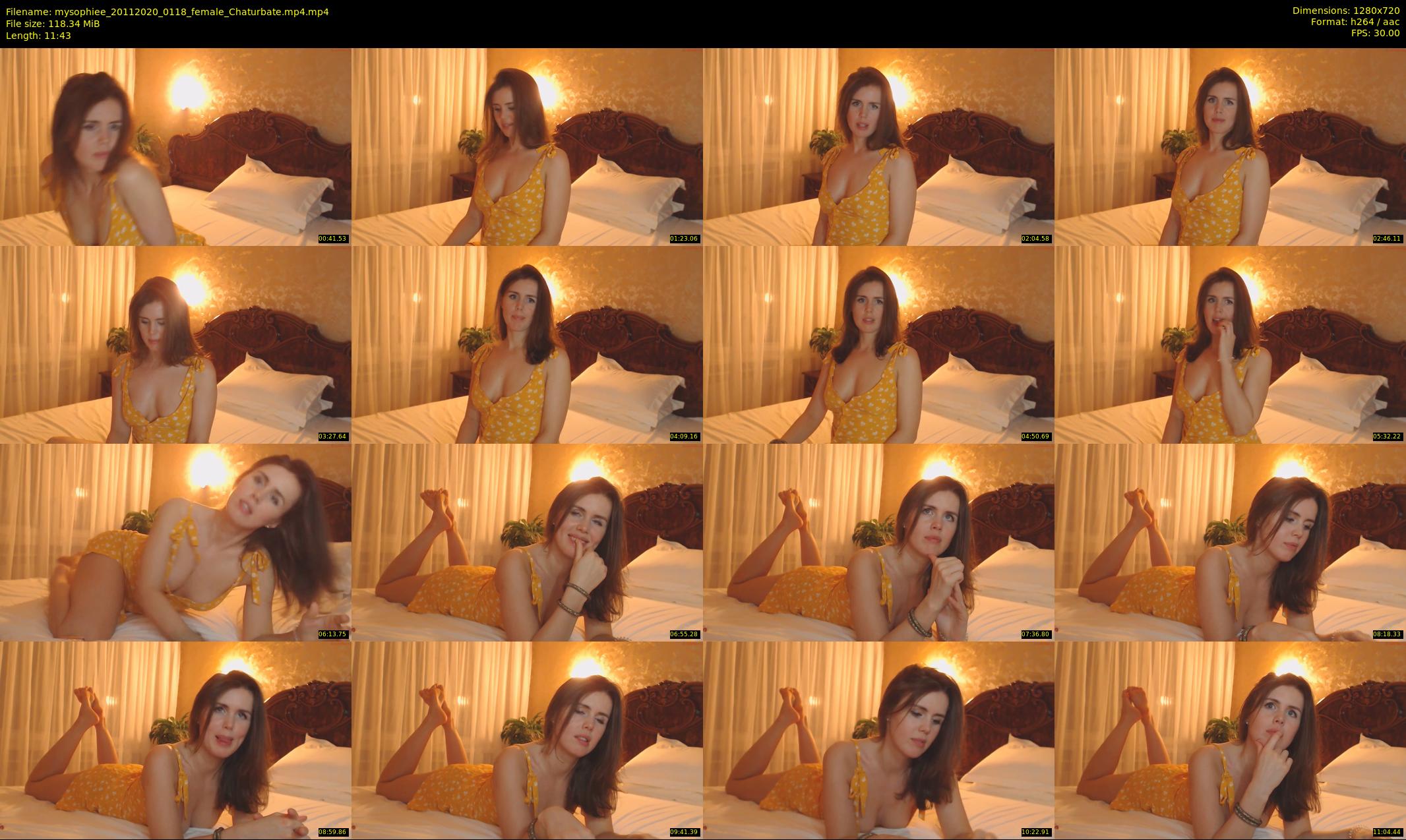 mysophiee — 12 minute Chaturbate female cam show recording, 720p, Nov 20, 2020