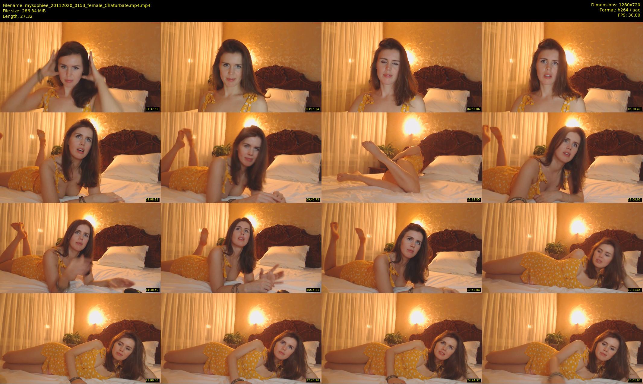 mysophiee — 28 minute Chaturbate female cam show recording, 720p, Nov 20, 2020