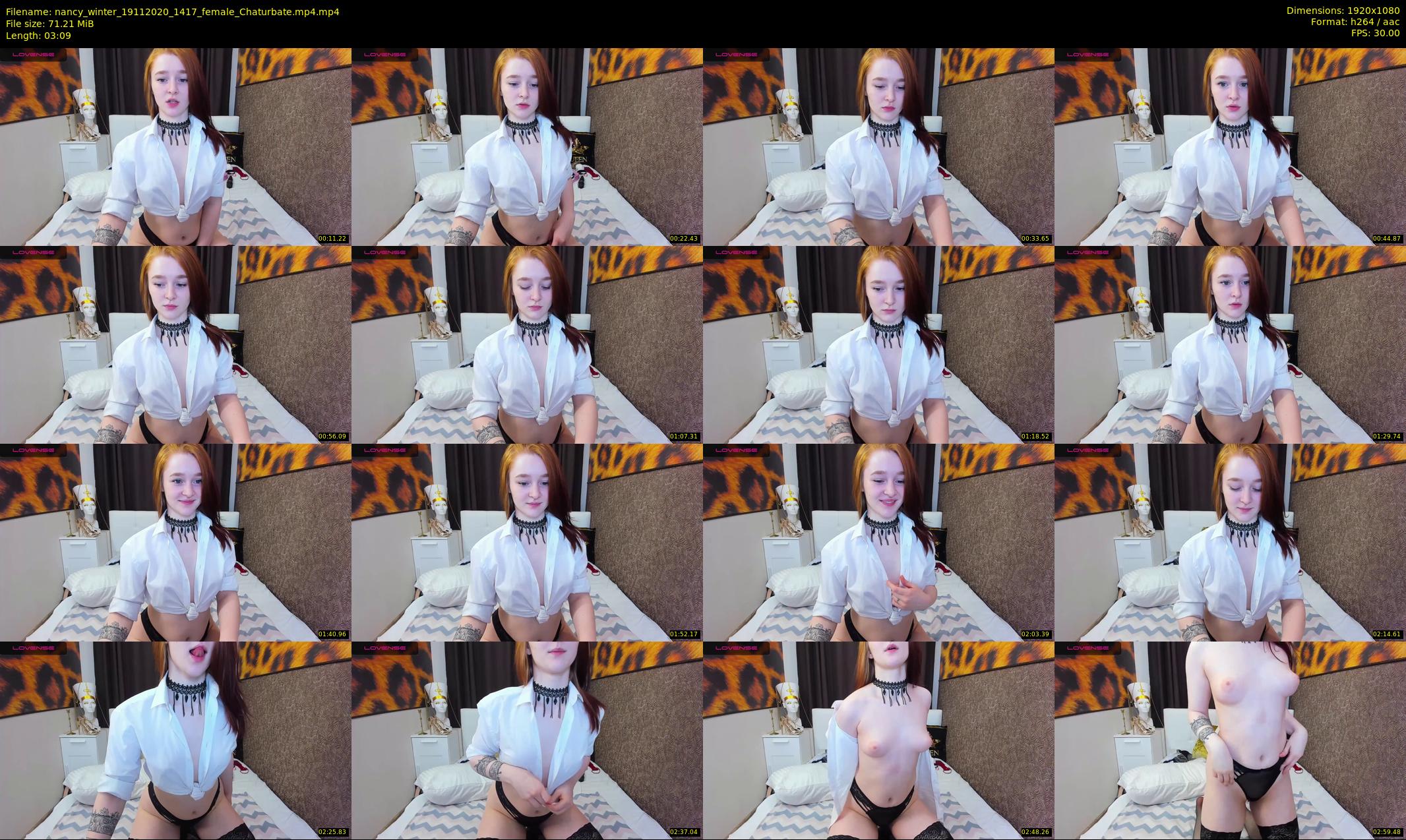 nancy_winter — 4 minute Chaturbate female cam show recording, 1080p, Nov 19, 2020