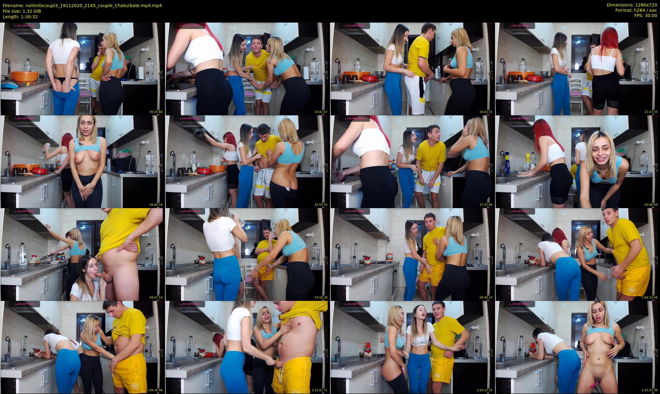 nolimitscoupl3 — 91 minute Chaturbate couple cam show recording, 720p, Nov 19, 2020