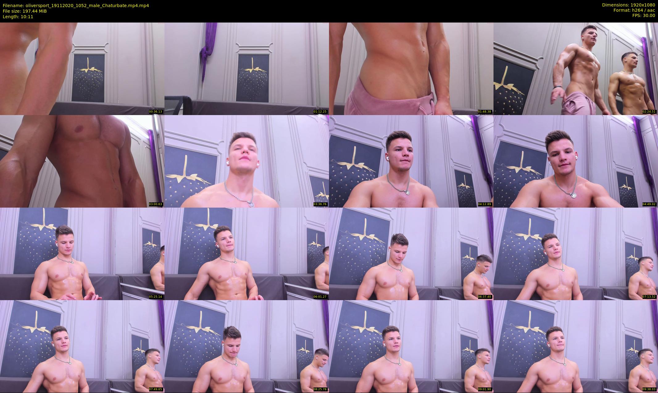 oliversport — 11 minute Chaturbate male cam show recording, 1080p, Nov 19, 2020