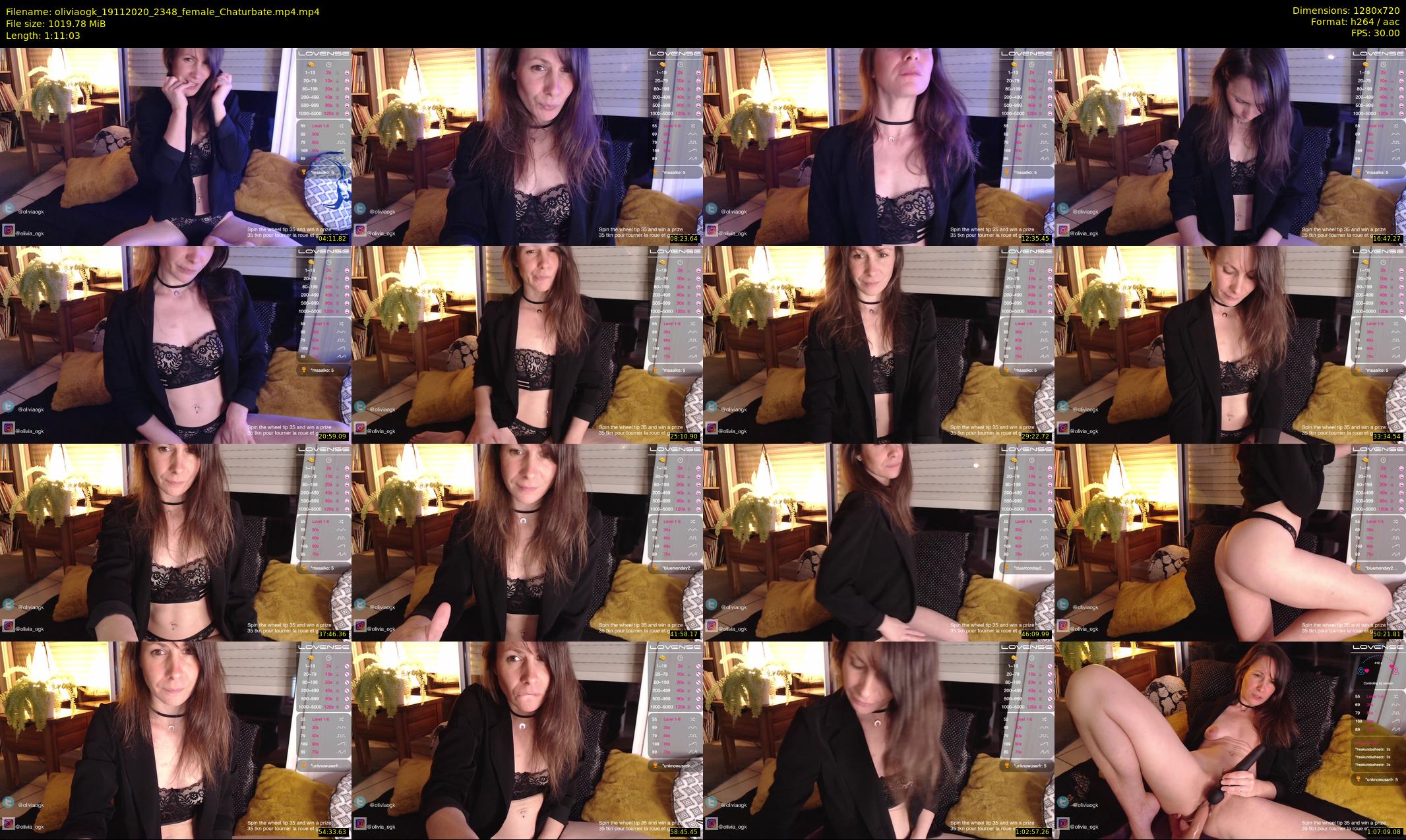 oliviaogk — 72 minute Chaturbate female cam show recording, 720p, Nov 19, 2020