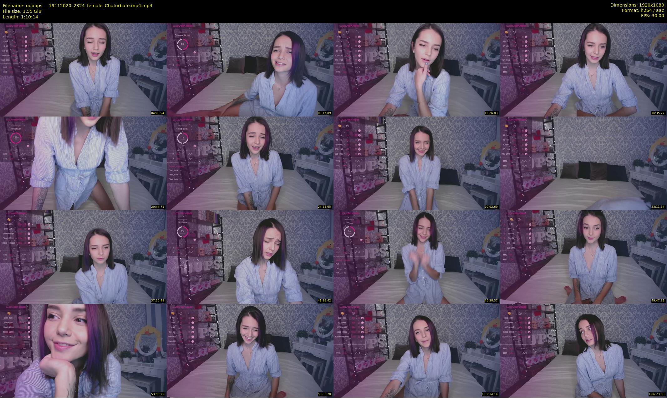 oooops__ — 71 minute Chaturbate female cam show recording, 1080p, Nov 19, 2020