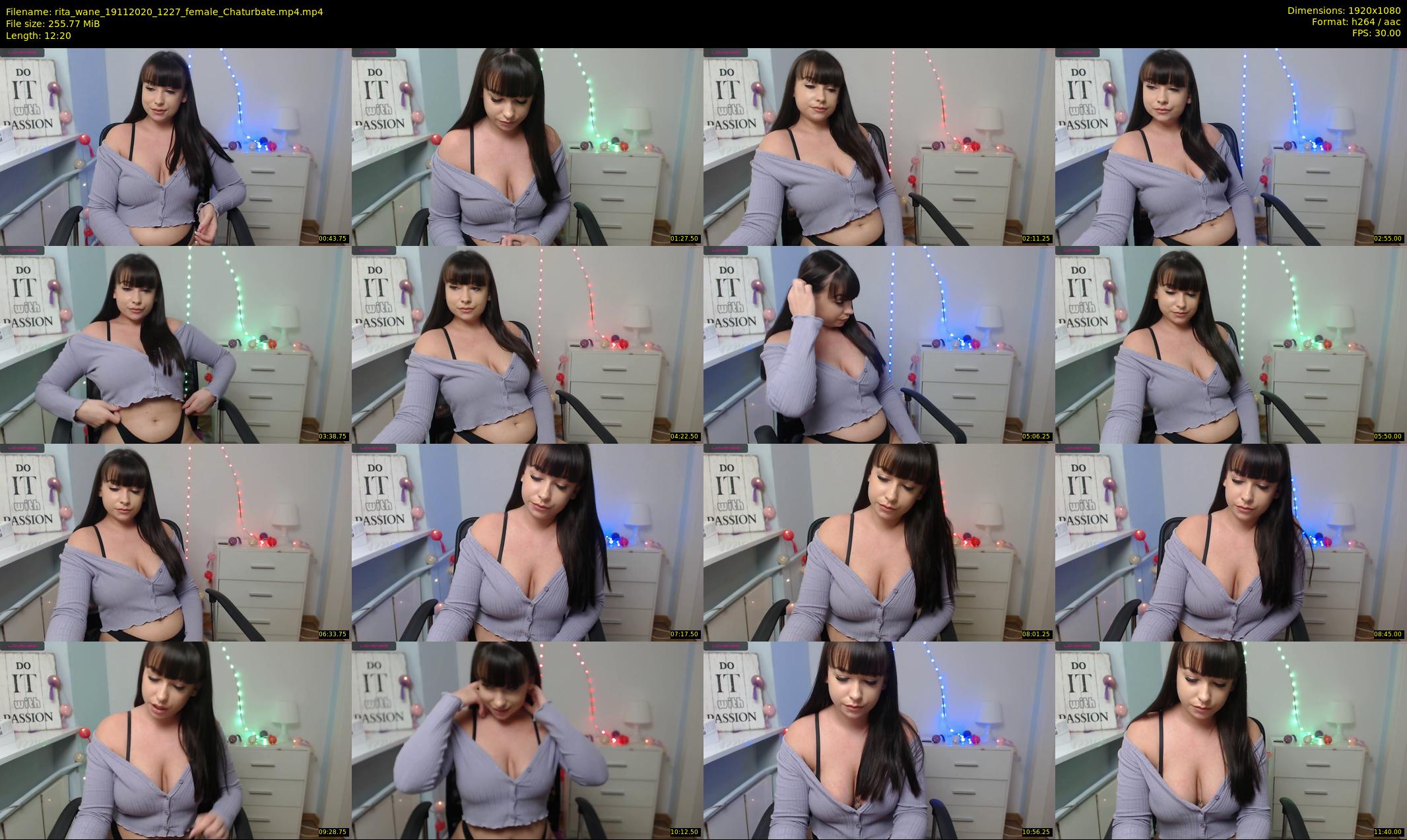 rita_wane — 13 minute Chaturbate female cam show recording, 1080p, Nov 19, 2020