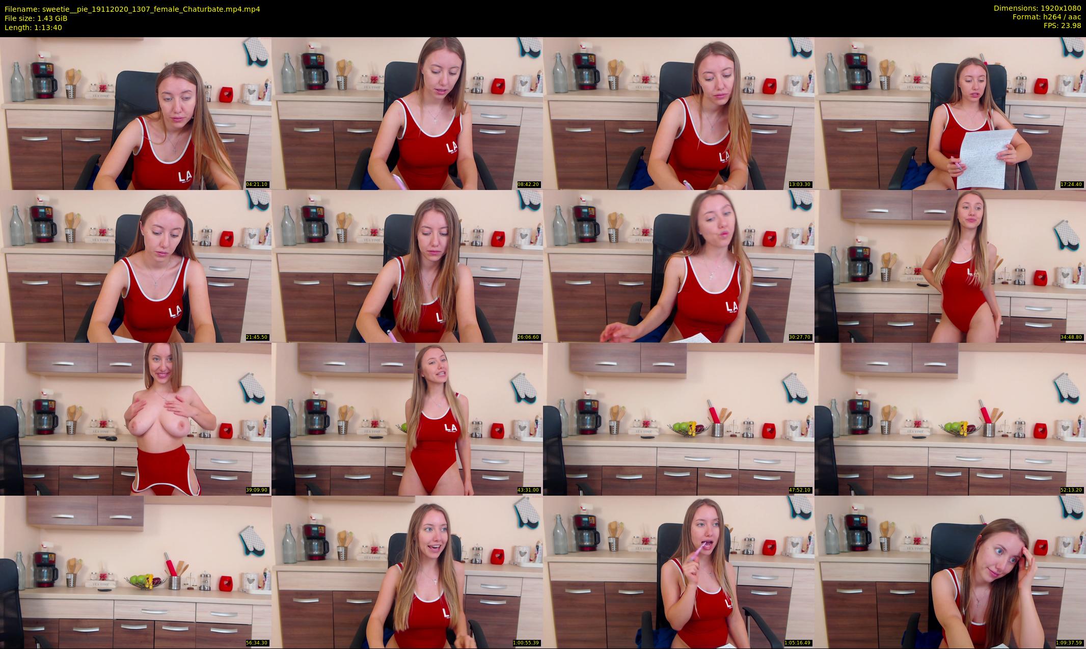 sweetie__pie — 74 minute Chaturbate female cam show recording, 1080p, Nov 19, 2020