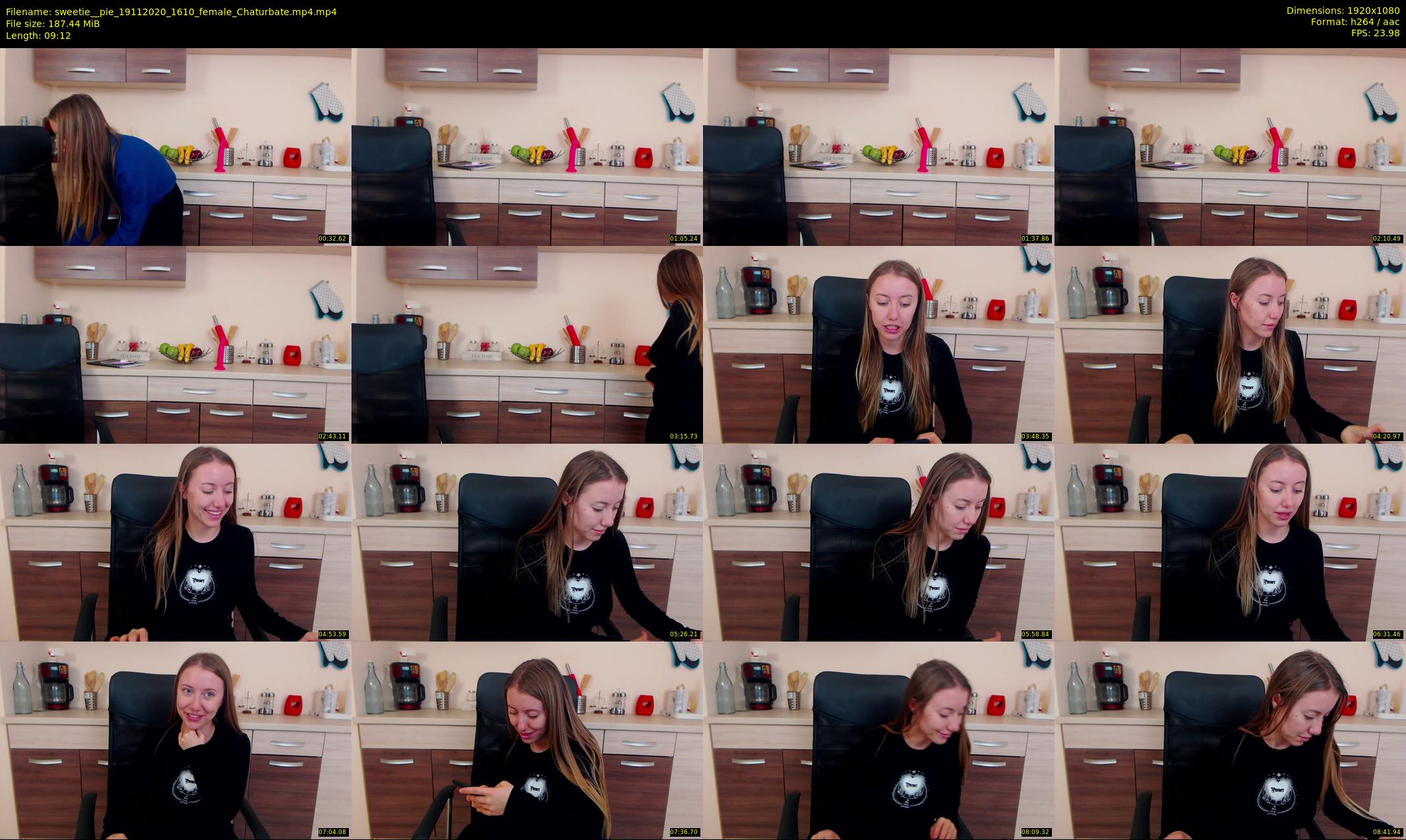 sweetie__pie — 10 minute Chaturbate female cam show recording, 1080p, Nov 19, 2020