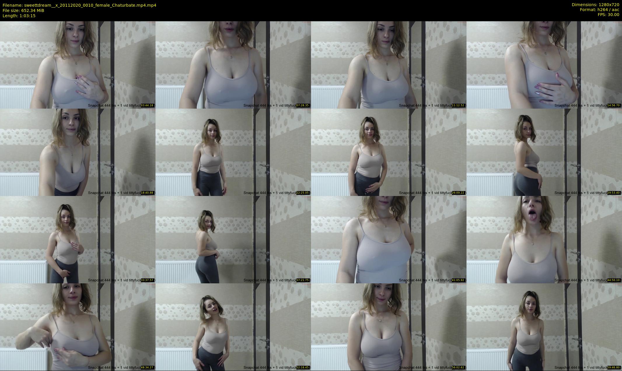 sweettdream__x — 64 minute Chaturbate female cam show recording, 720p, Nov 20, 2020