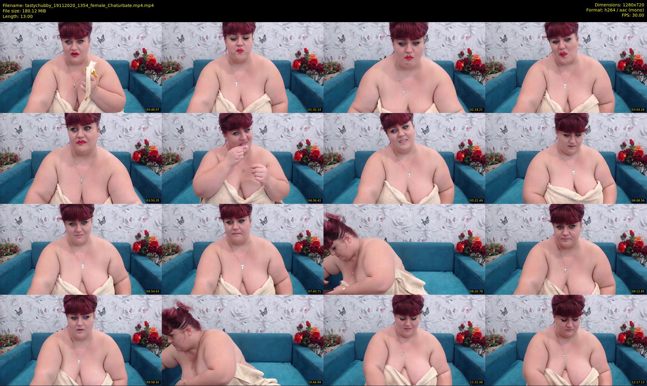 tastychubby — 13 minute Chaturbate female cam show recording, 720p, Nov 19, 2020