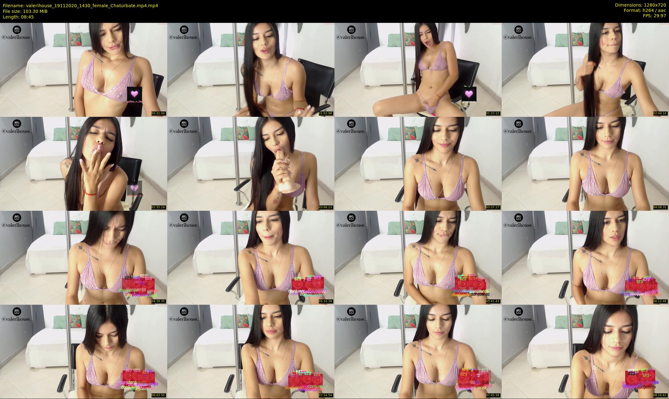 valerihouse — 9 minute Chaturbate female cam show recording, 720p, Nov 19, 2020
