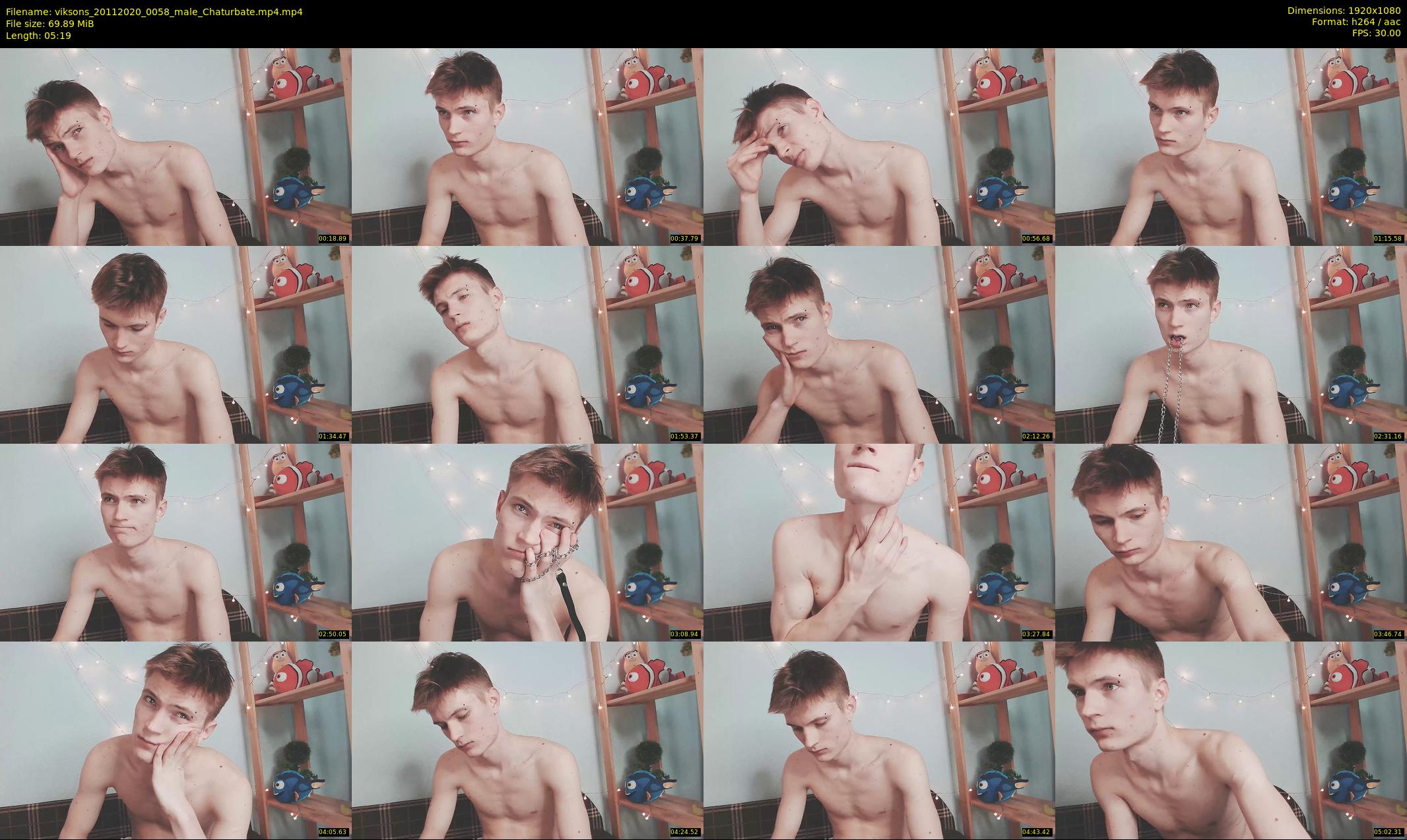 viksons — 6 minute Chaturbate male cam show recording, 1080p, Nov 20, 2020