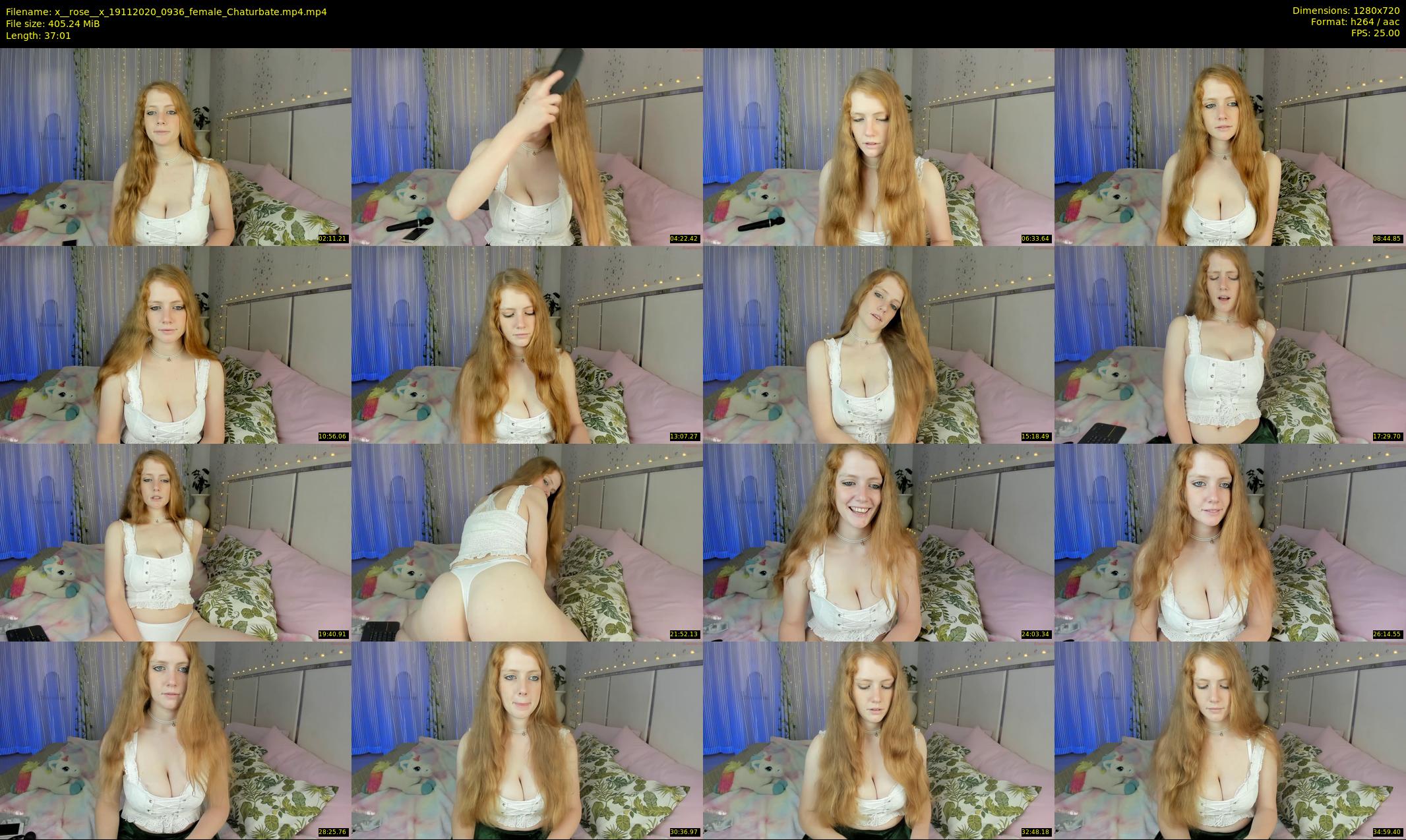 x__rose__x — 38 minute Chaturbate female cam show recording, 720p, Nov 19, 2020