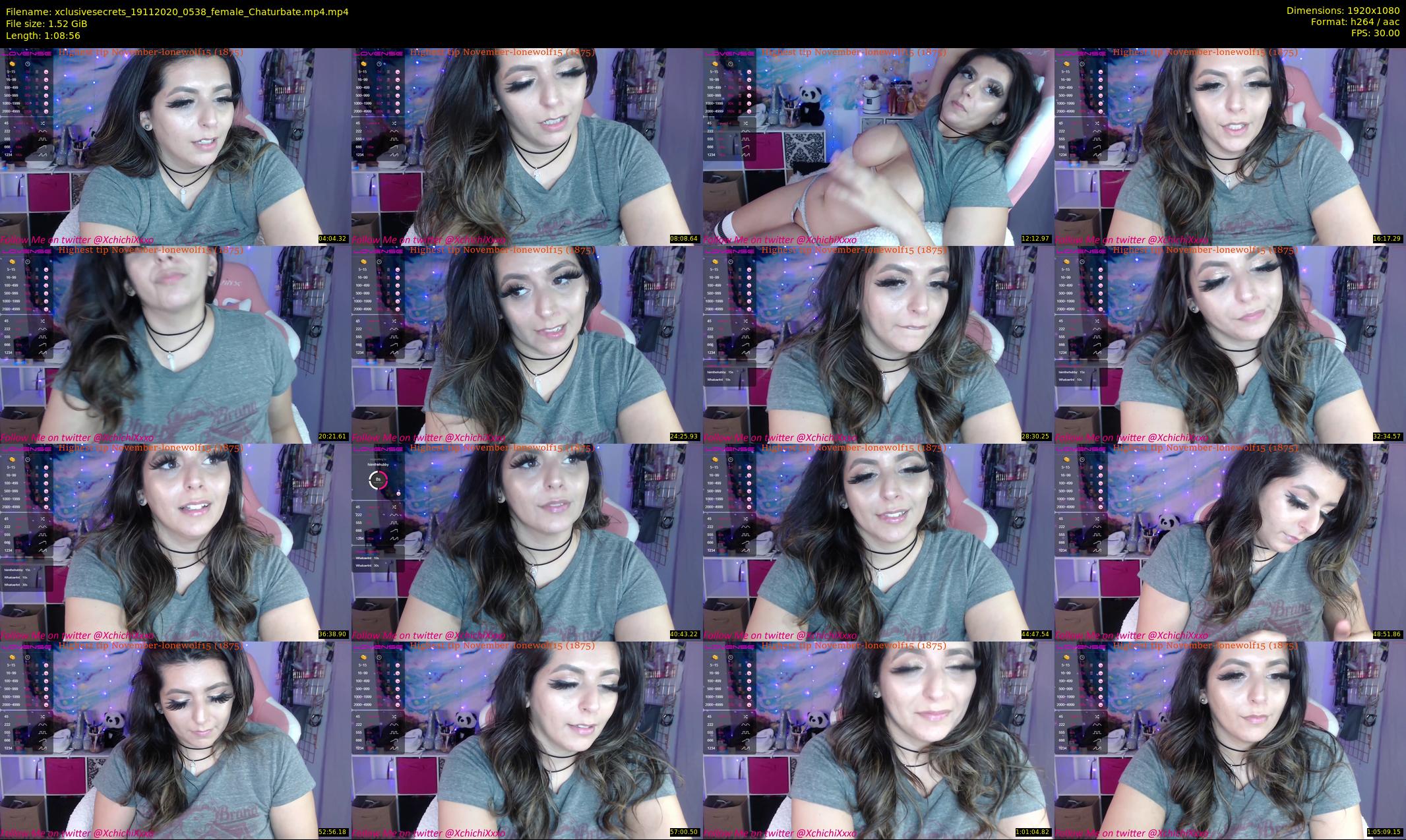 xclusivesecrets — 69 minute Chaturbate female cam show recording, 1080p, Nov 19, 2020