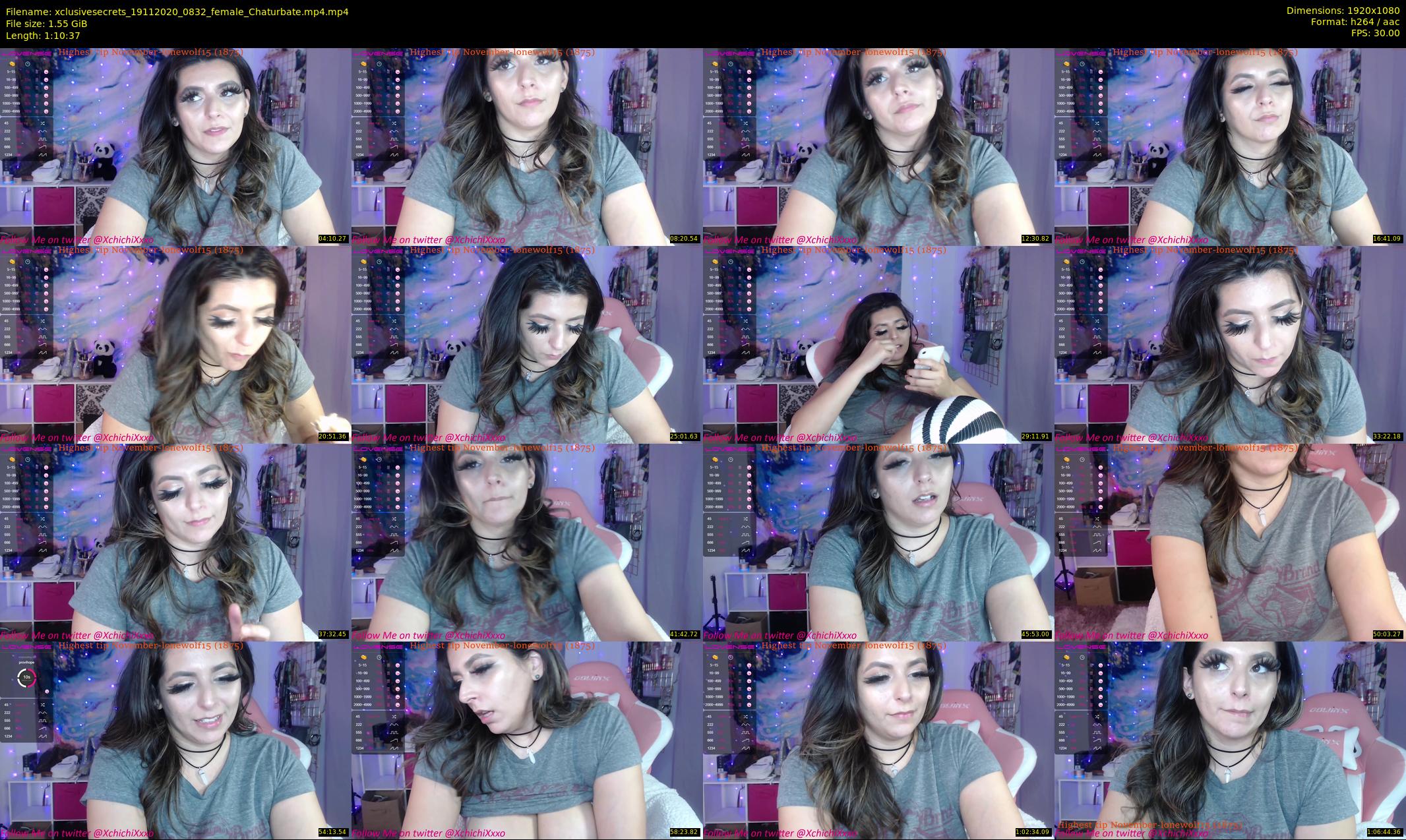 xclusivesecrets — 71 minute Chaturbate female cam show recording, 1080p, Nov 19, 2020