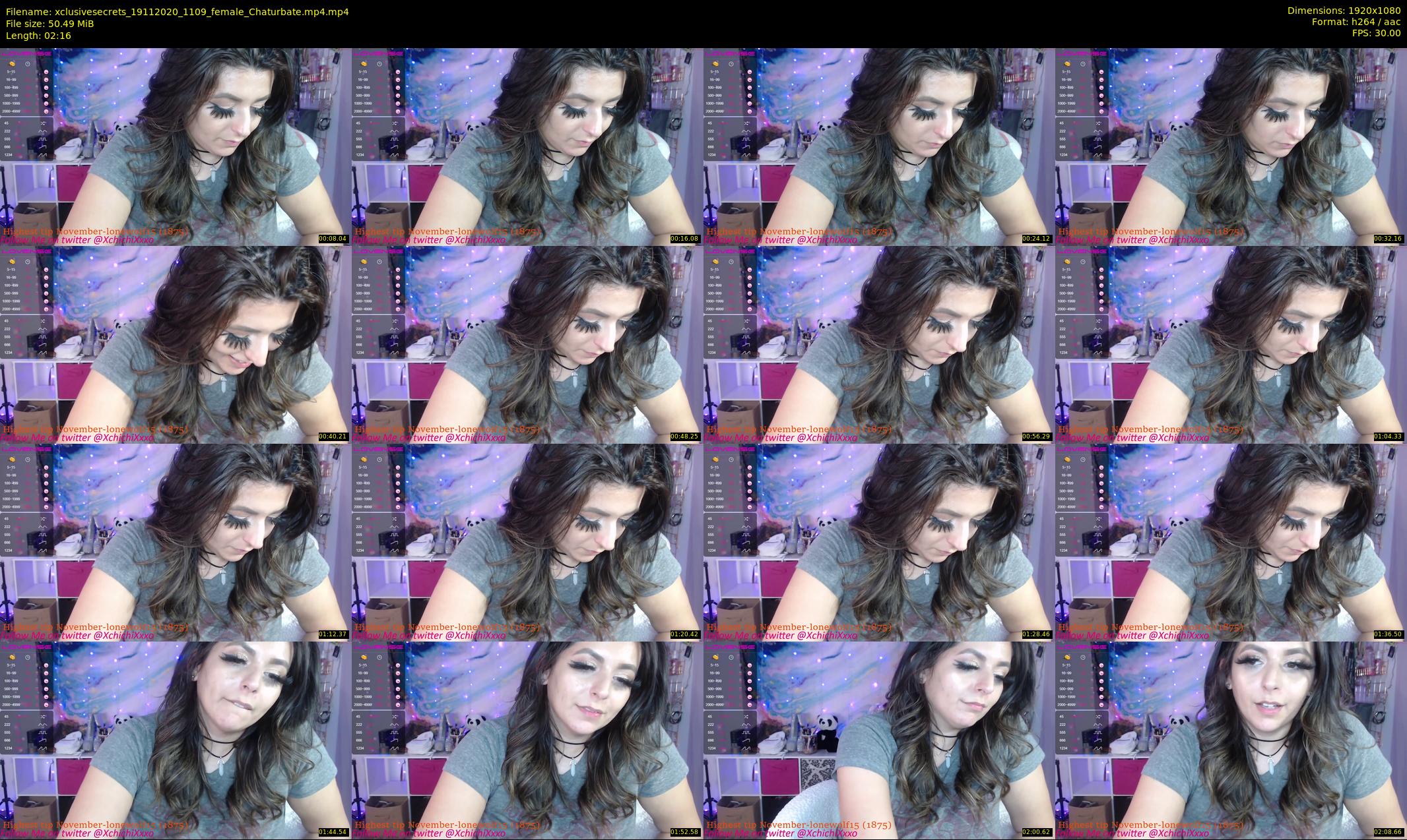 xclusivesecrets — 3 minute Chaturbate female cam show recording, 1080p, Nov 19, 2020