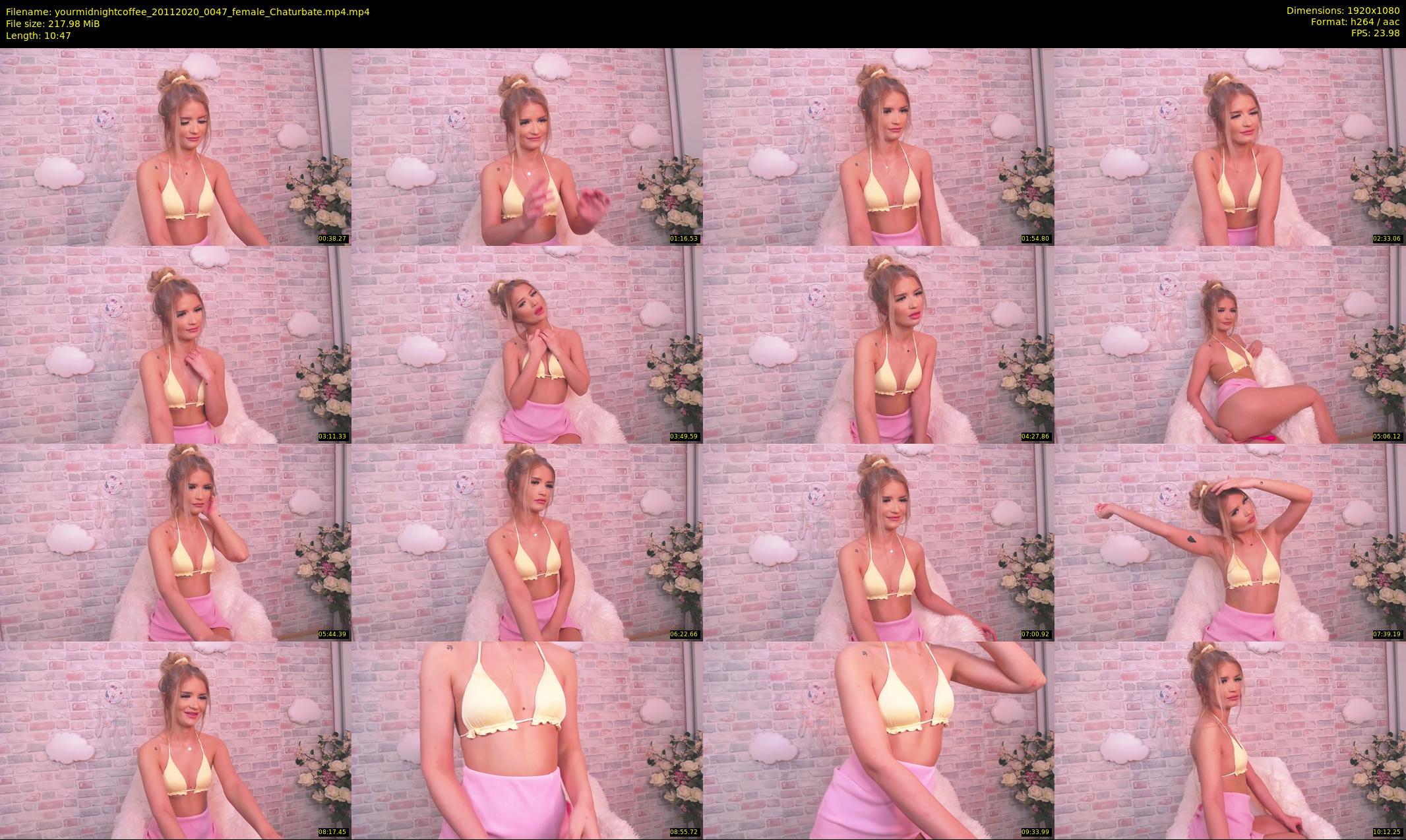 yourmidnightcoffee — 11 minute Chaturbate female cam show recording, 1080p, Nov 20, 2020