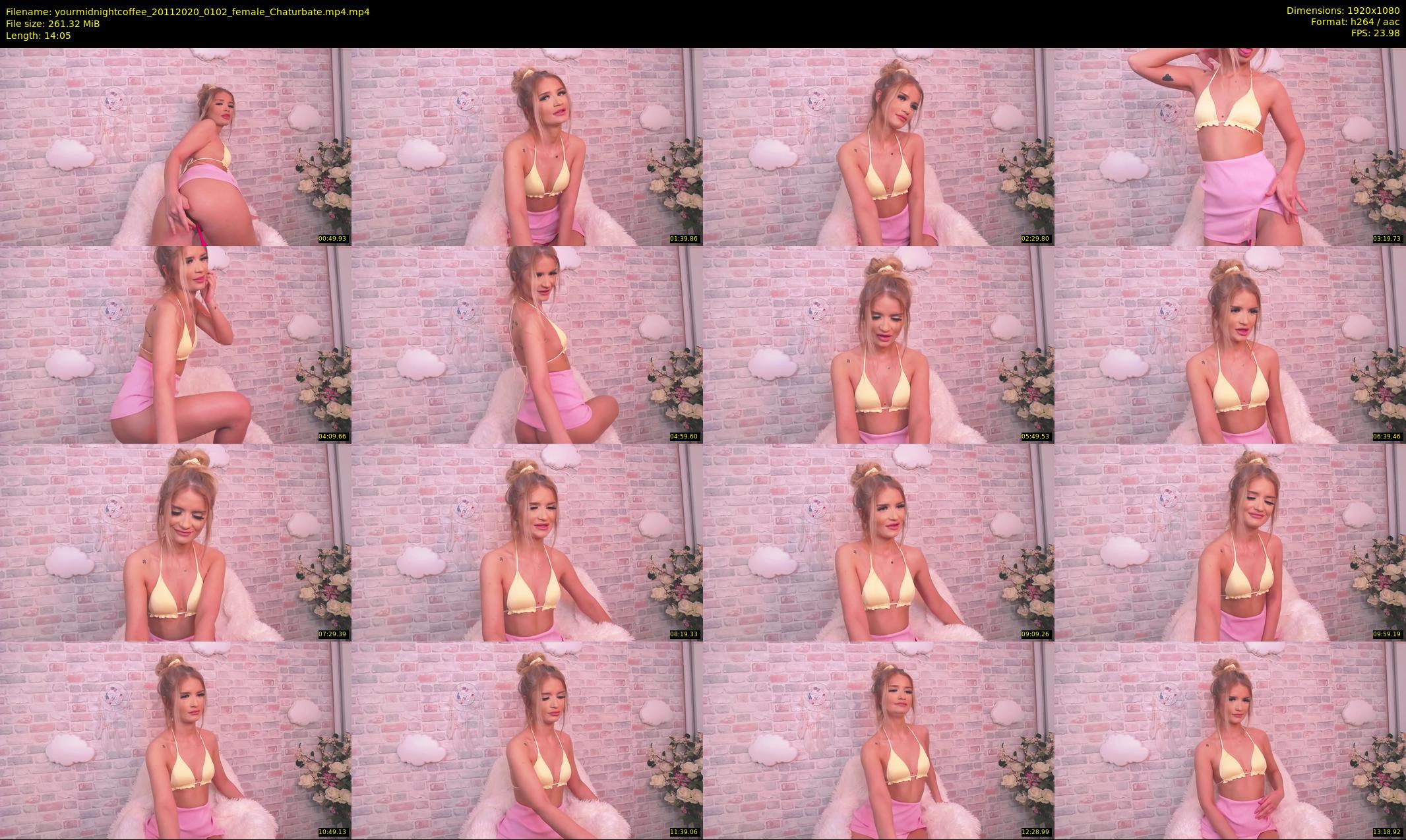yourmidnightcoffee — 15 minute Chaturbate female cam show recording, 1080p, Nov 20, 2020