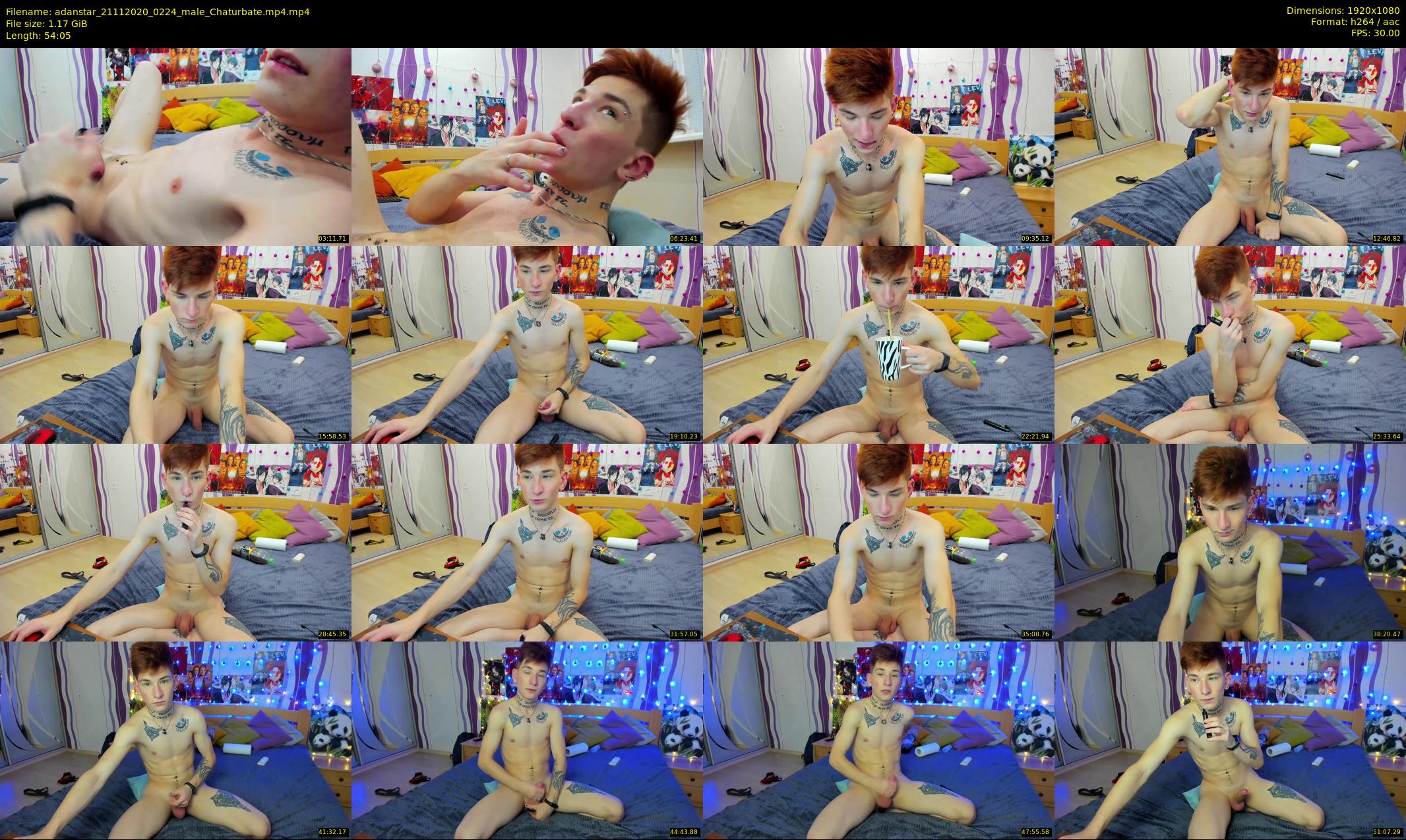 adanstar — 55 minute Chaturbate male cam show recording, 1080p, Nov 21, 2020