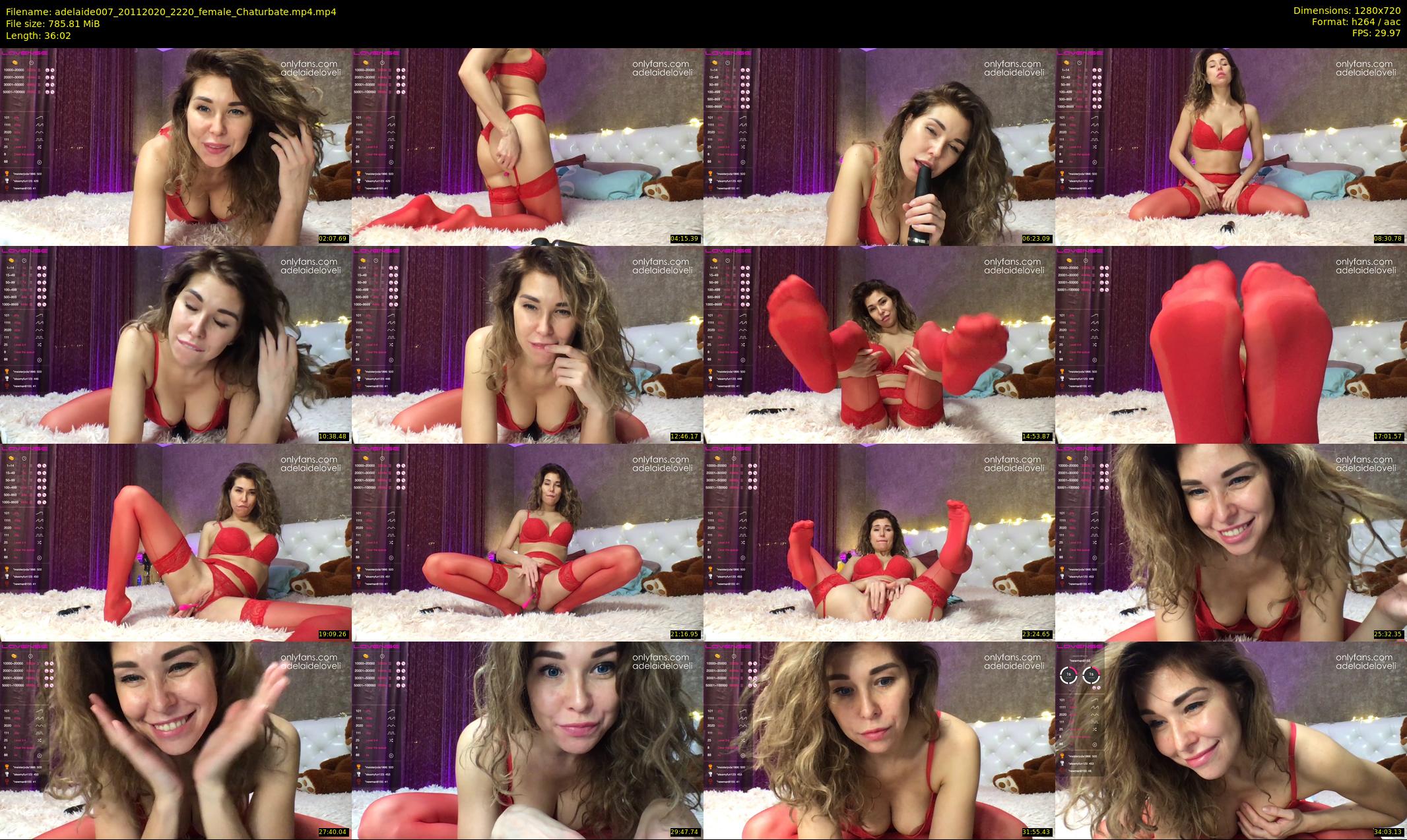 adelaide007 — 37 minute Chaturbate female cam show recording, 720p, Nov 20, 2020
