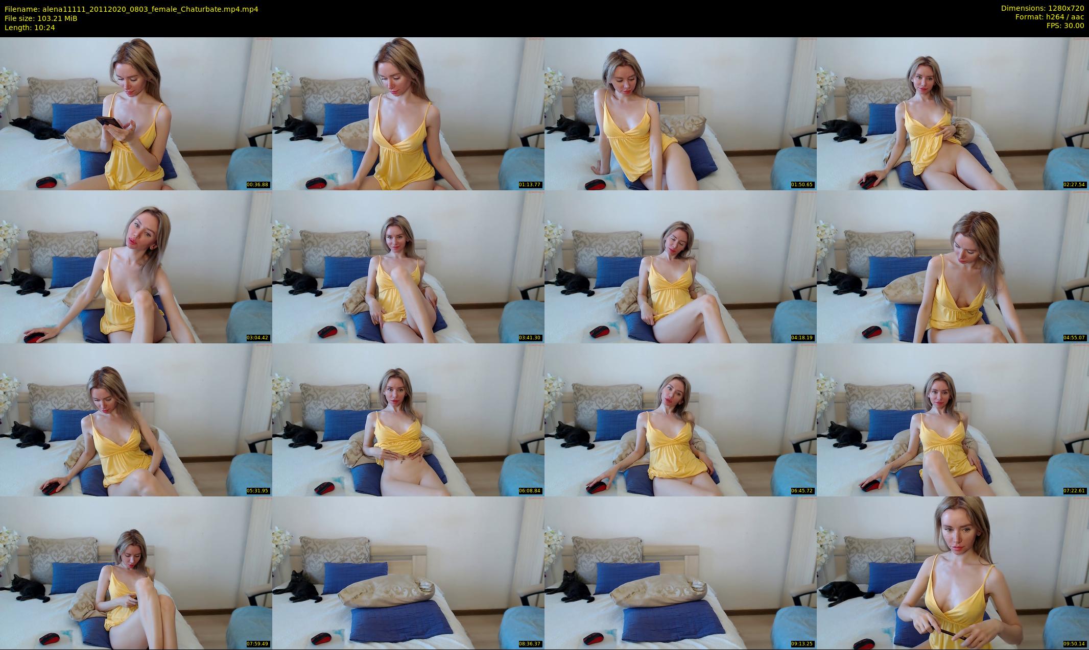 alena11111 — 11 minute Chaturbate female cam show recording, 720p, Nov 20, 2020