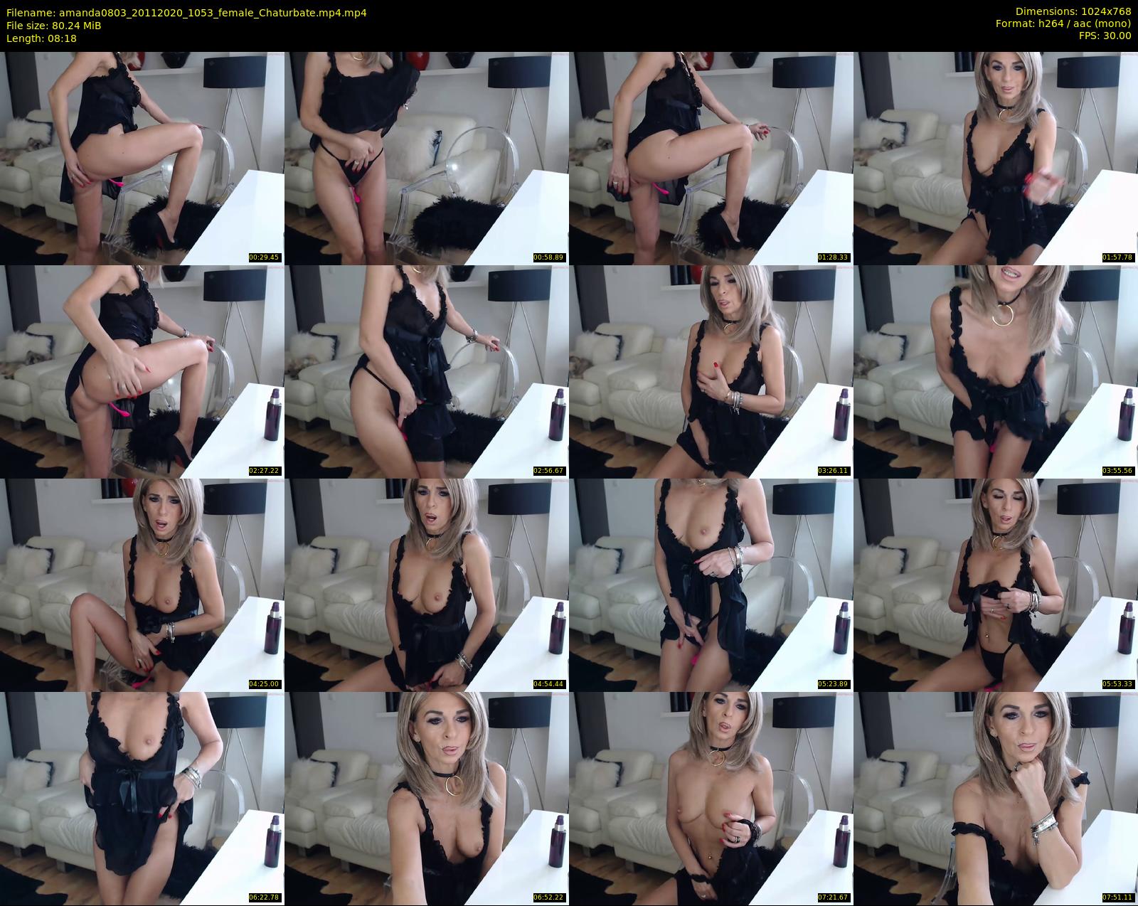 amanda0803 — 9 minute Chaturbate female cam show recording, 720p, Nov 20, 2020