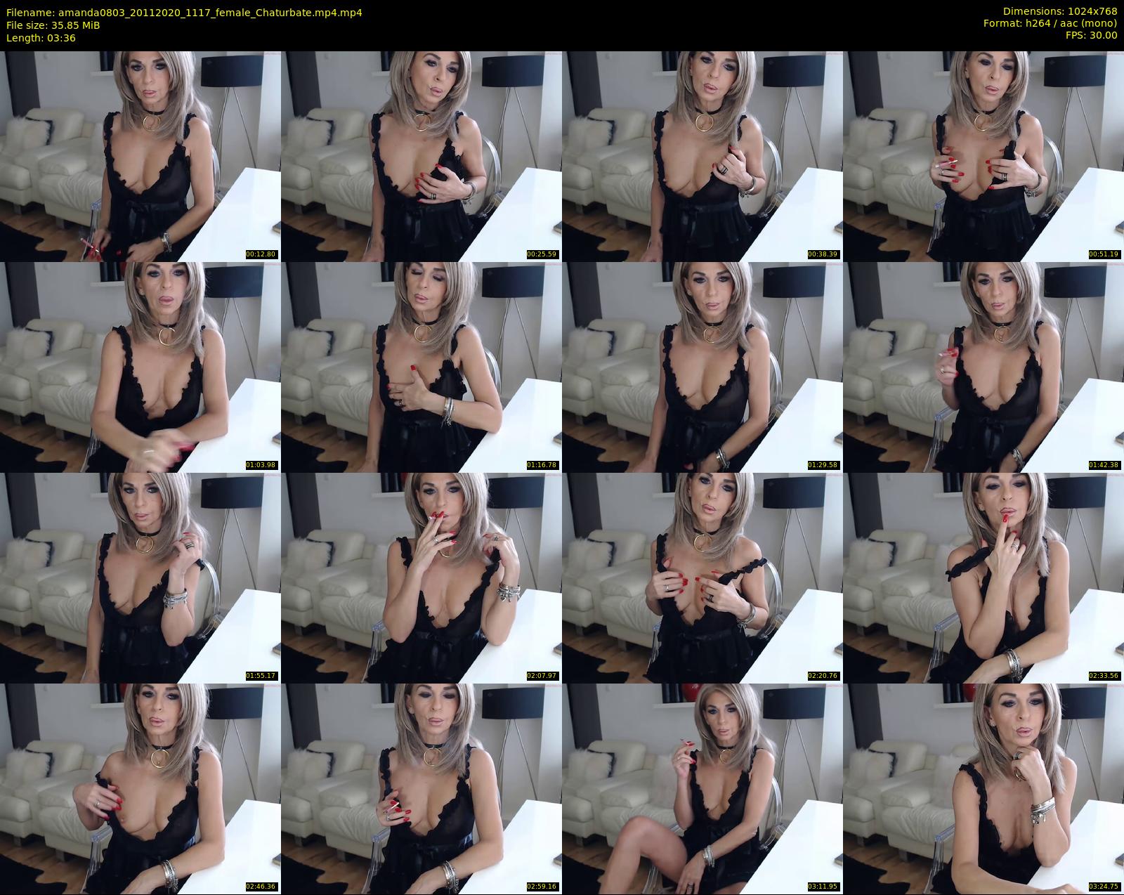 amanda0803 — 4 minute Chaturbate female cam show recording, 720p, Nov 20, 2020