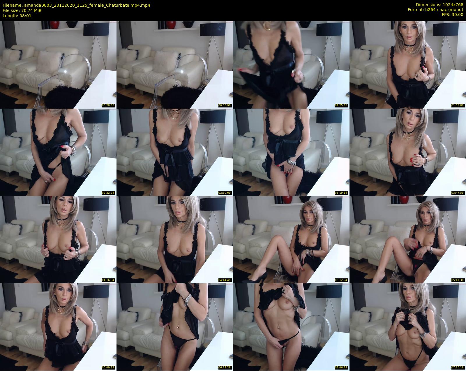 amanda0803 — 9 minute Chaturbate female cam show recording, 720p, Nov 20, 2020