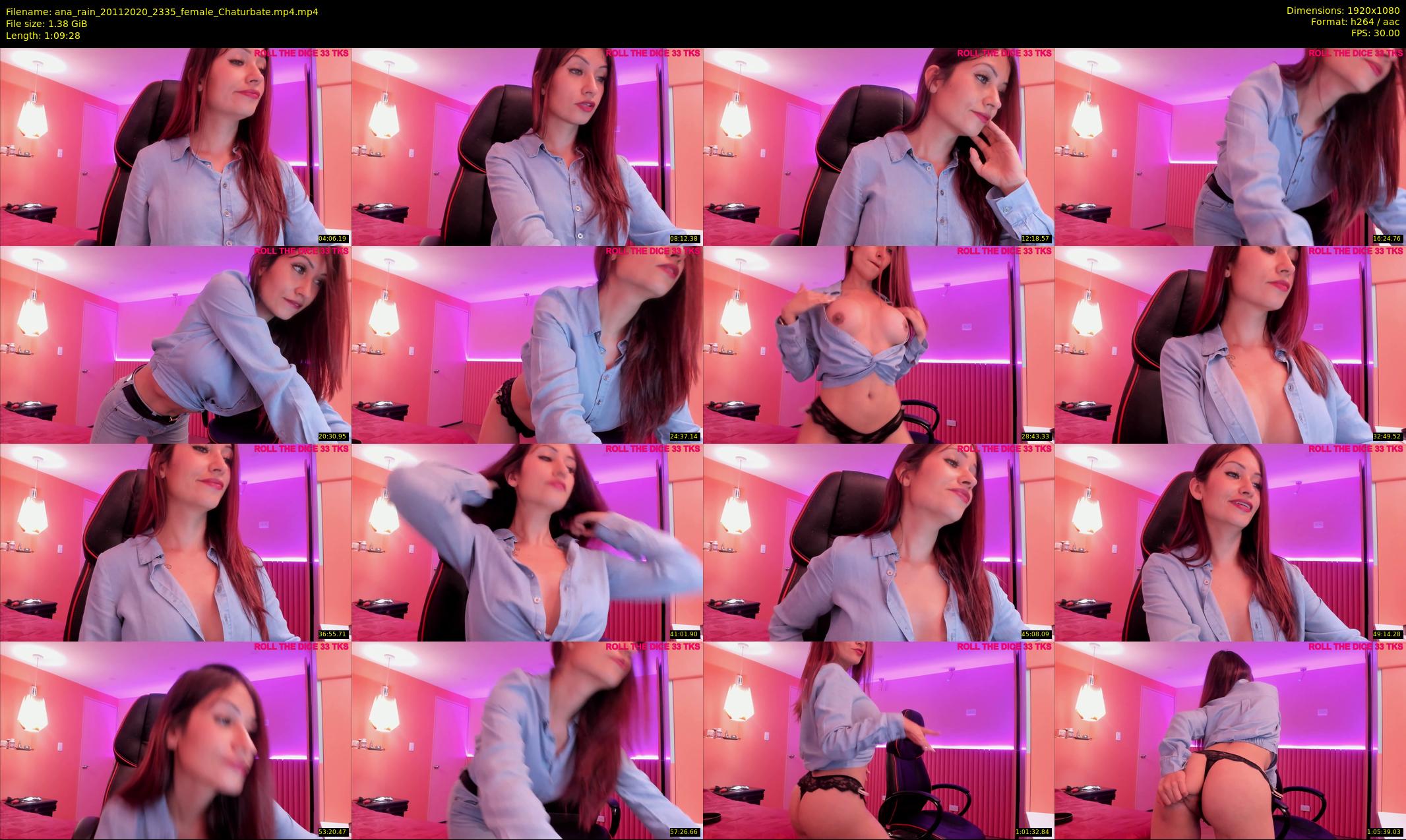 ana_rain — 70 minute Chaturbate female cam show recording, 1080p, Nov 20, 2020
