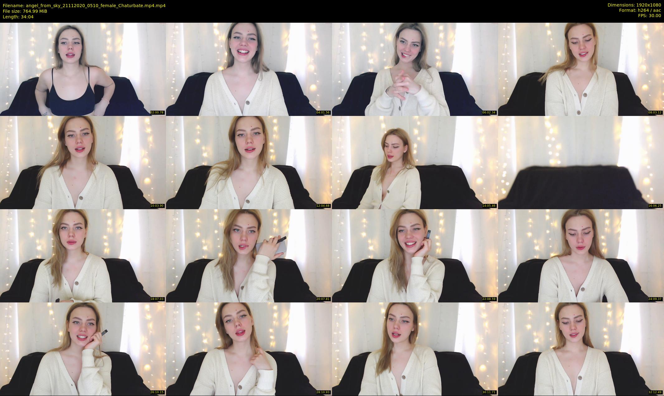 angel_from_sky — 35 minute Chaturbate female cam show recording, 1080p, Nov 21, 2020