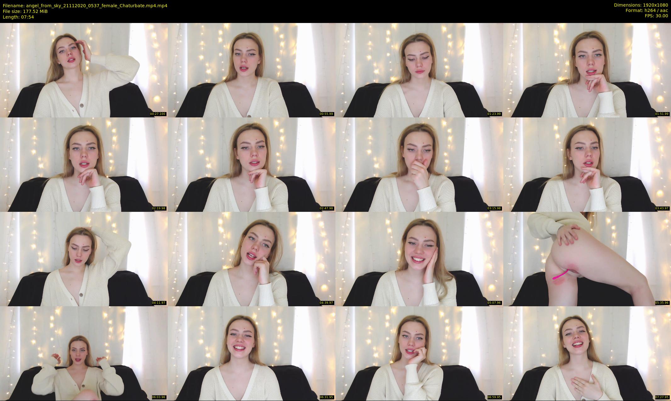 angel_from_sky — 8 minute Chaturbate female cam show recording, 1080p, Nov 21, 2020