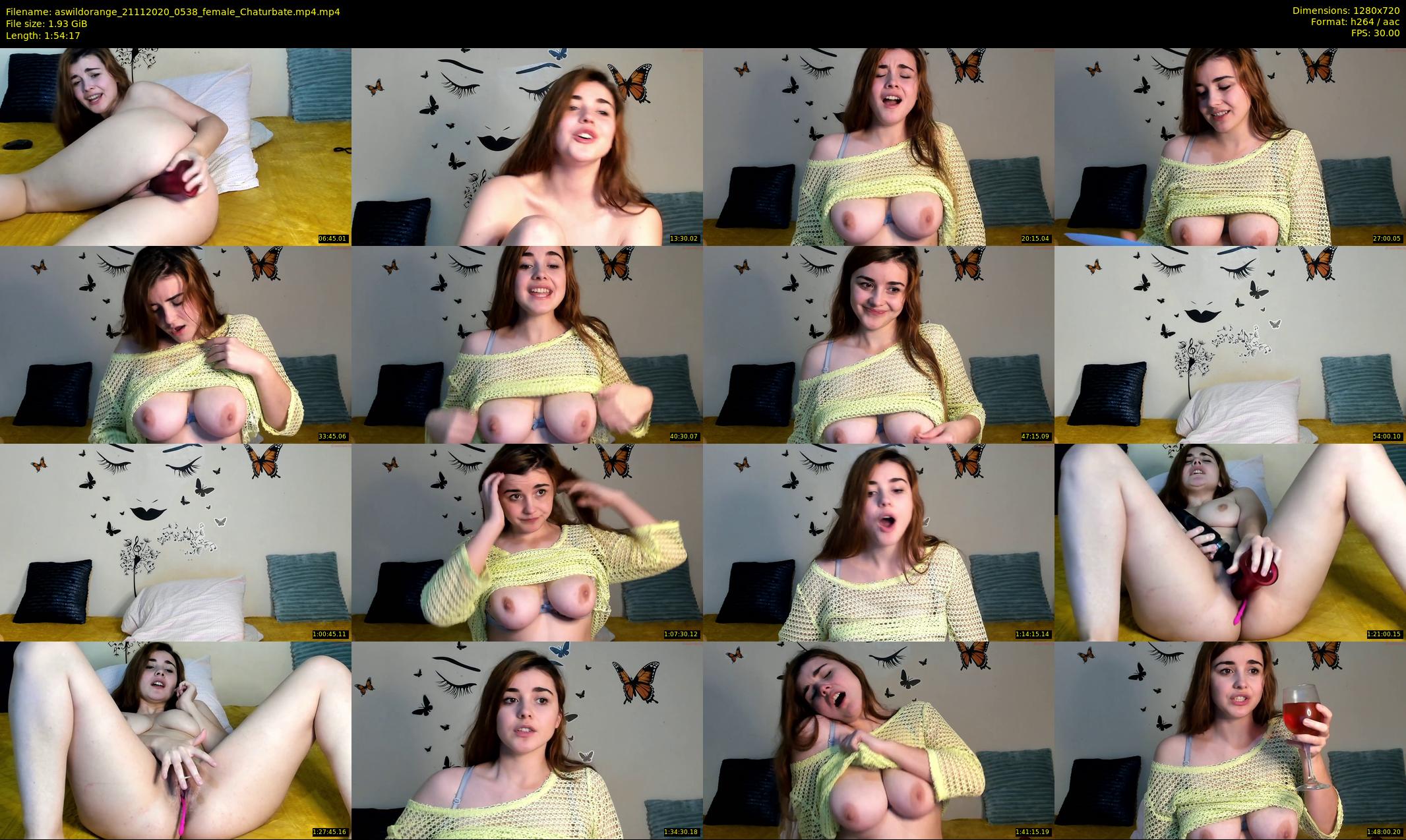 aswildorange — 115 minute Chaturbate female cam show recording, 720p, Nov 21, 2020