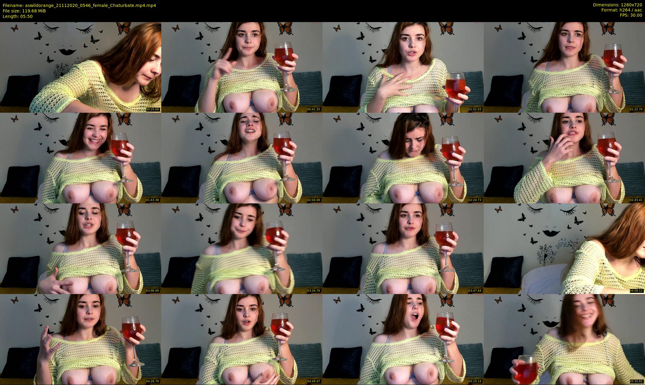 aswildorange — 6 minute Chaturbate female cam show recording, 720p, Nov 21, 2020
