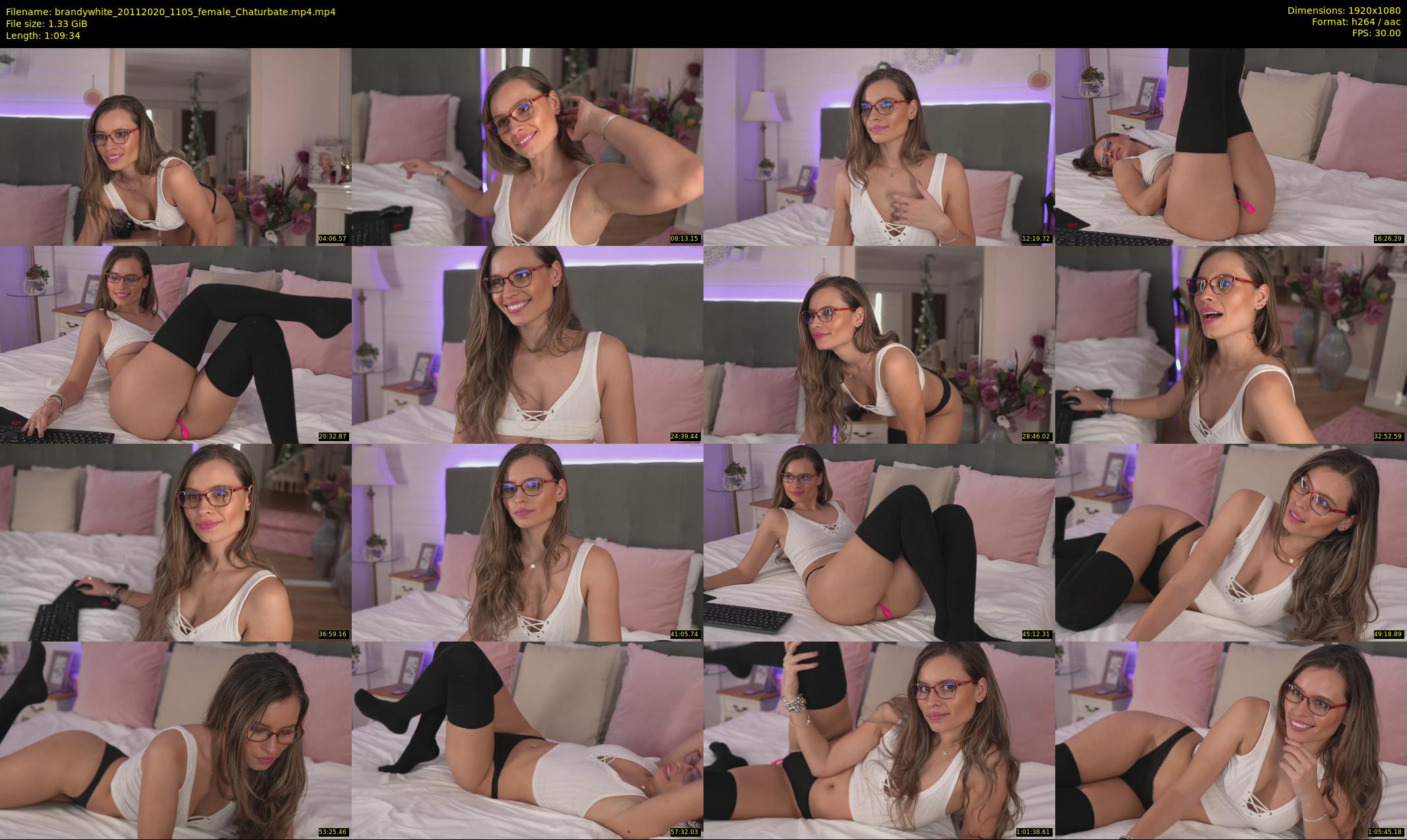 brandywhite — 70 minute Chaturbate female cam show recording, 1080p, Nov 20, 2020